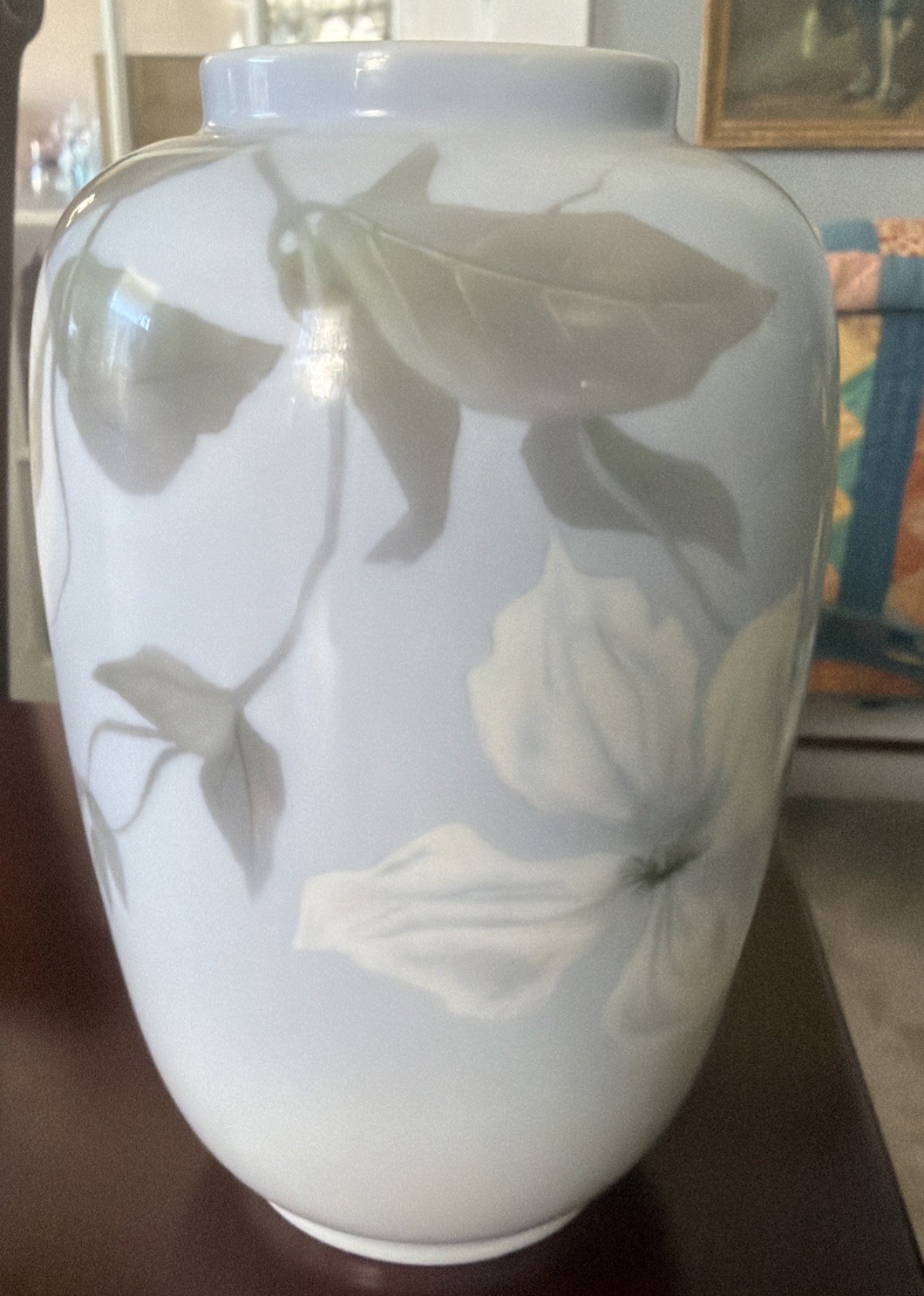 Beautiful Vintage Royal Copenhagen Floral Vase 7 Inches Excellent Condition