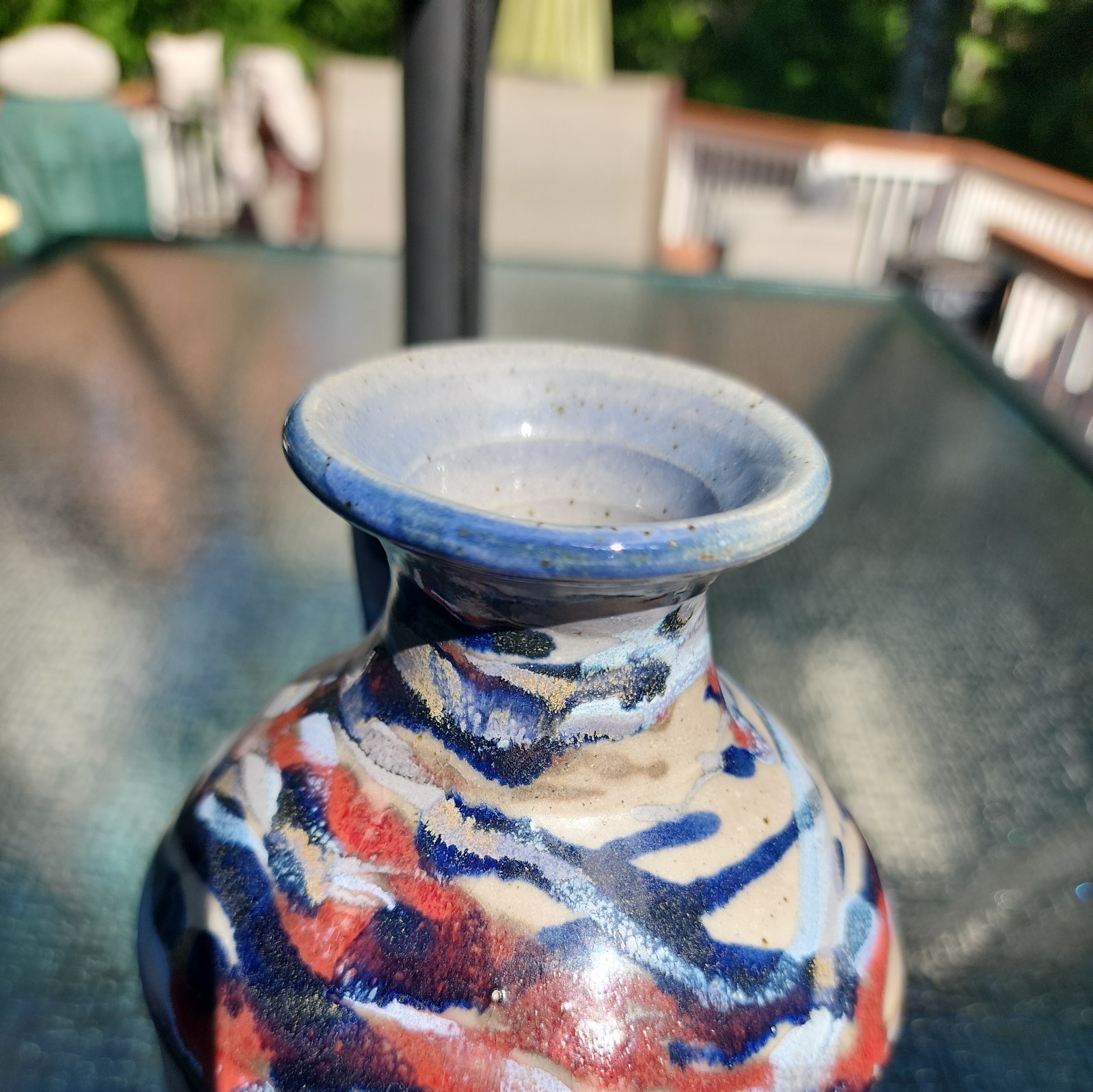 Engraved BUIE Glazed Studio Art Pottery Stoneware Jug Gatlinburg TN (EB4)