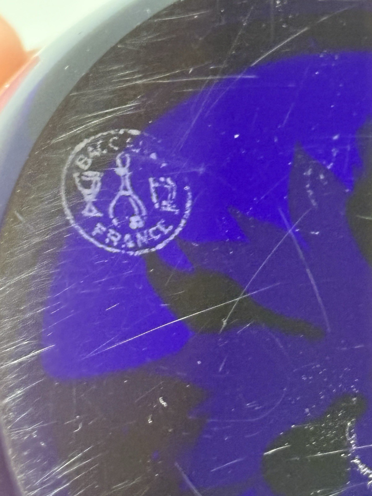 BACCARAT BLUE DAHLIA ON BLUE GROUND 1972 LIMITED EDITION #60 PAPERWEIGHT – RARE