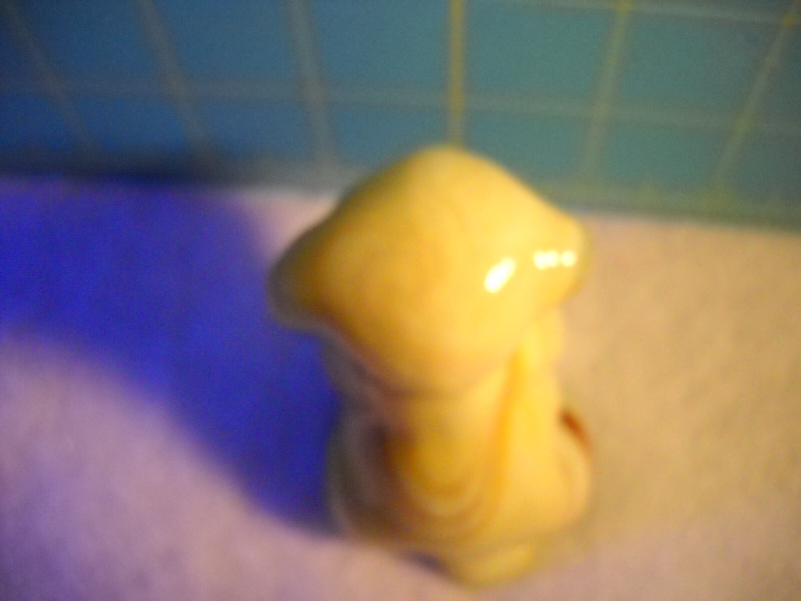 Vintage Boyd Art Glass Pooche Dog Old Ivory Slag #45 May 1981
