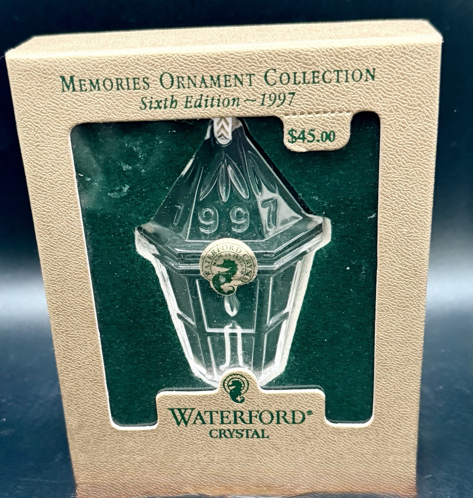 Waterford Crystal Ornament Collection Fifth Edition 1997 in box