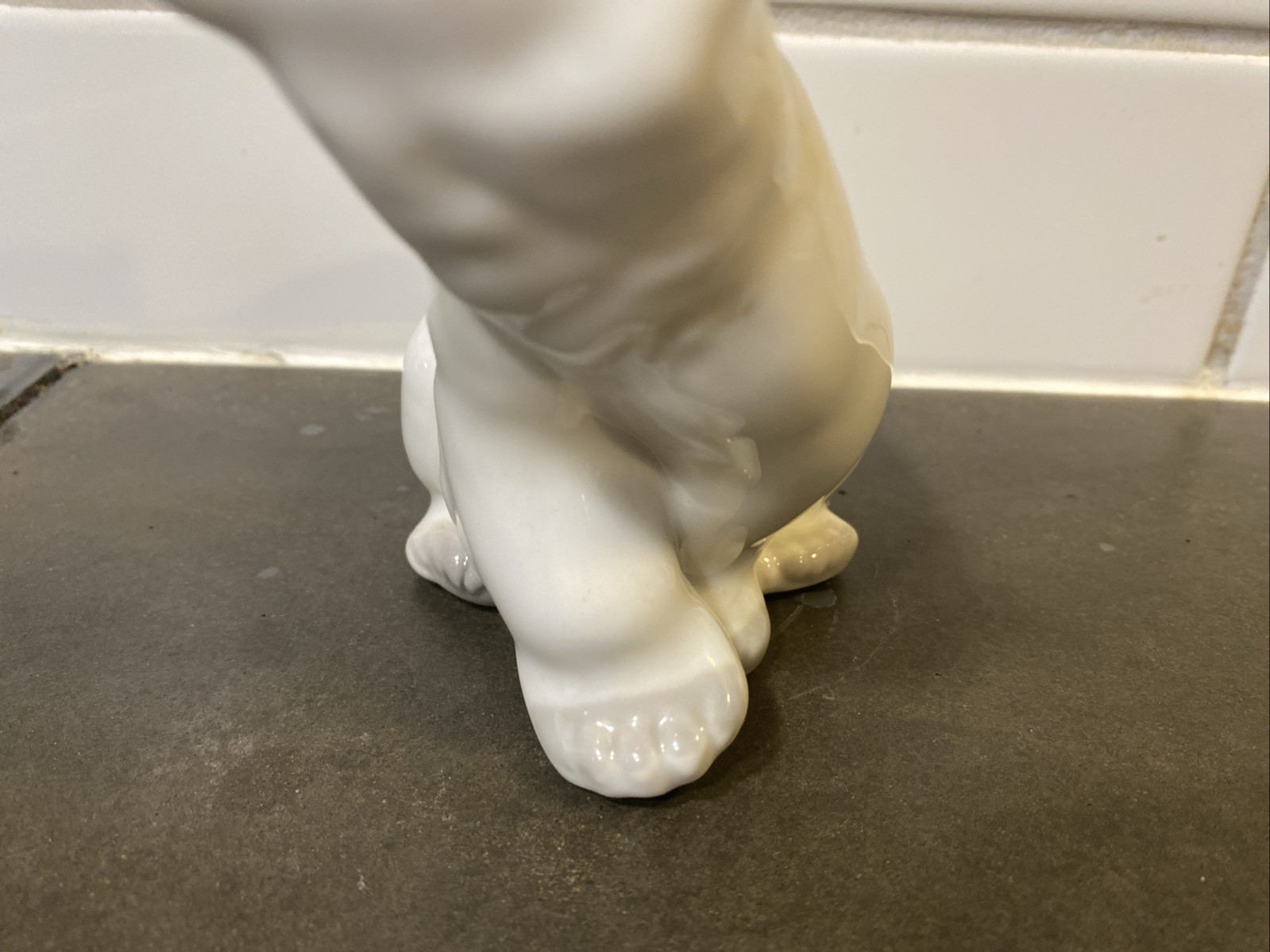 Russian Porcelain Polar Bear Figurine Made in USSR