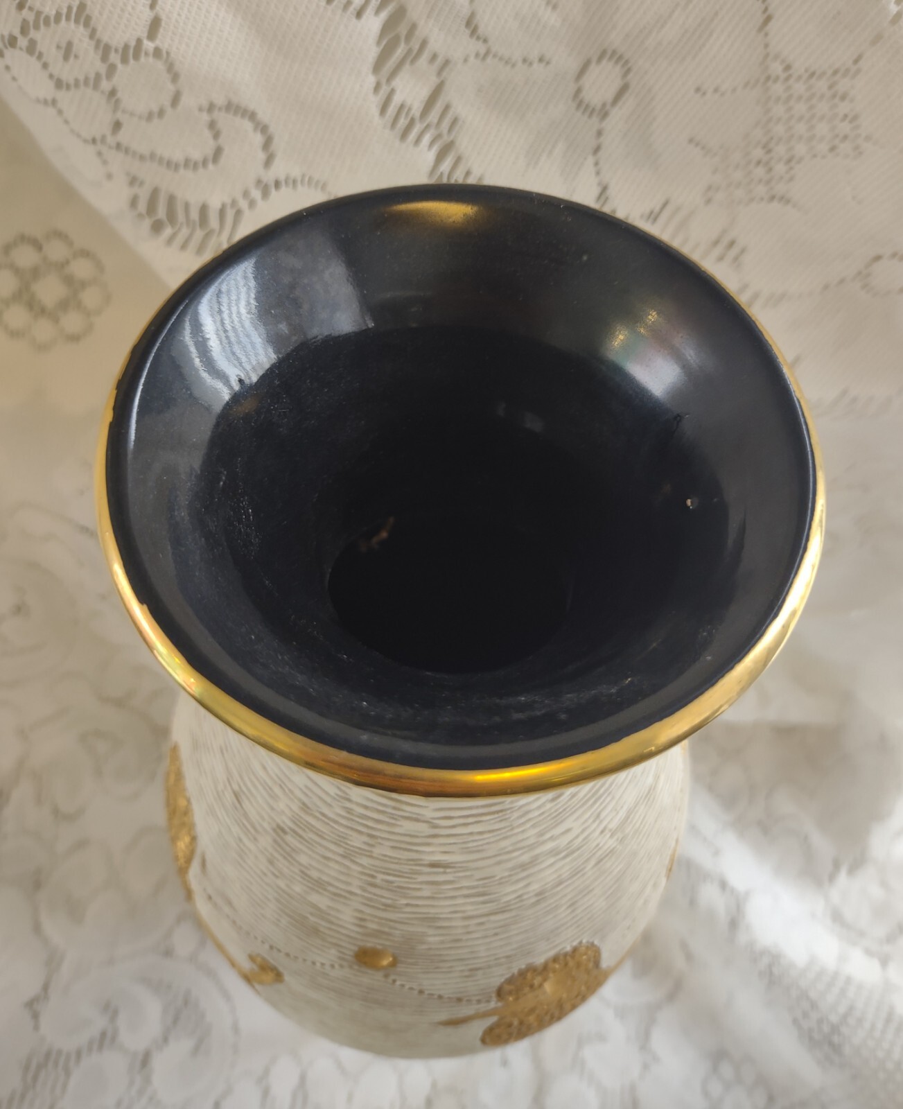 Rare Vintage MCM Fratelli Gilded French Poodle Vase Made In Italy