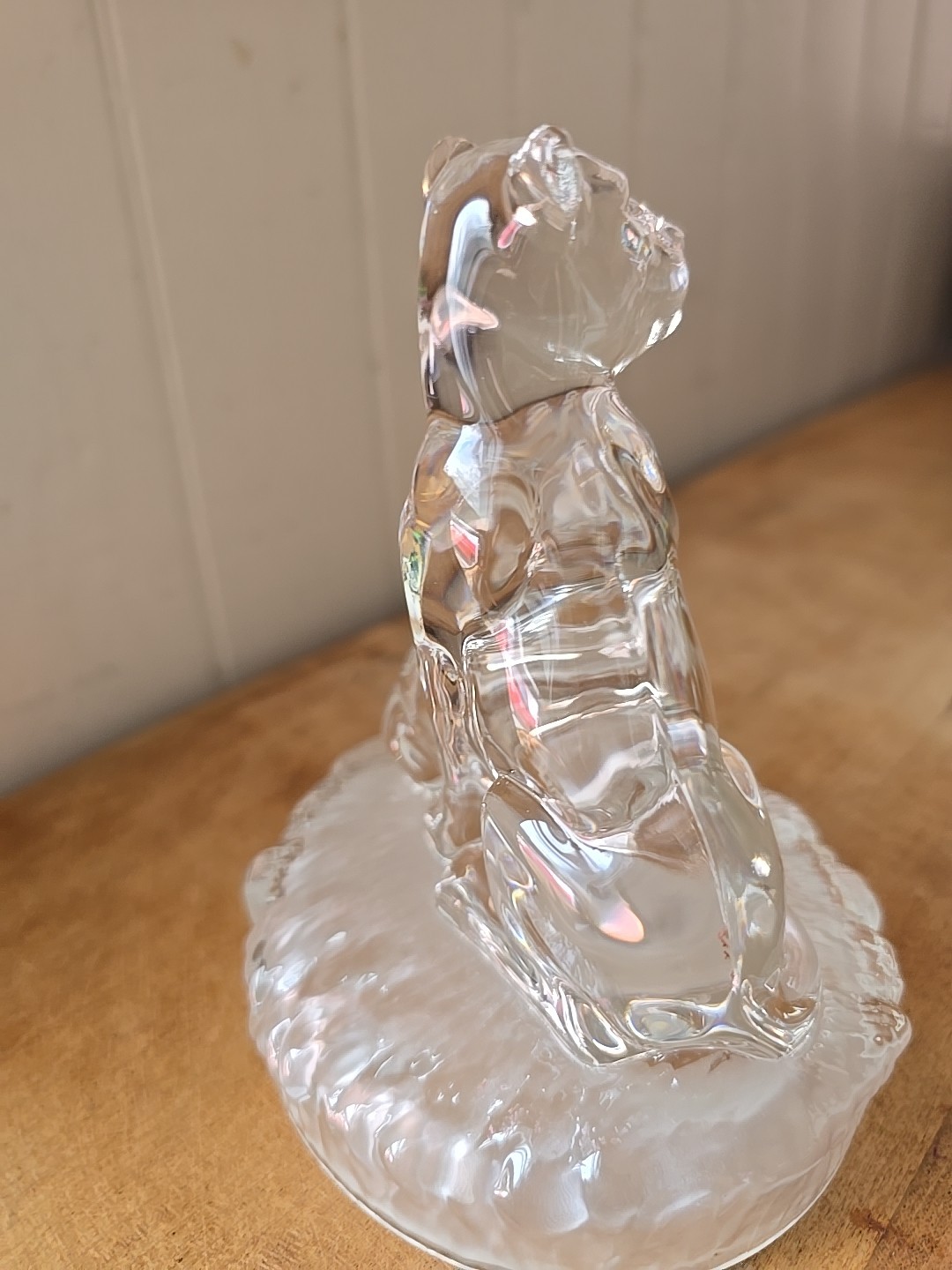 RCR Royal Crystal Rock ® Lion And Her Cub – Made In Italy – Lead Crystal Glass