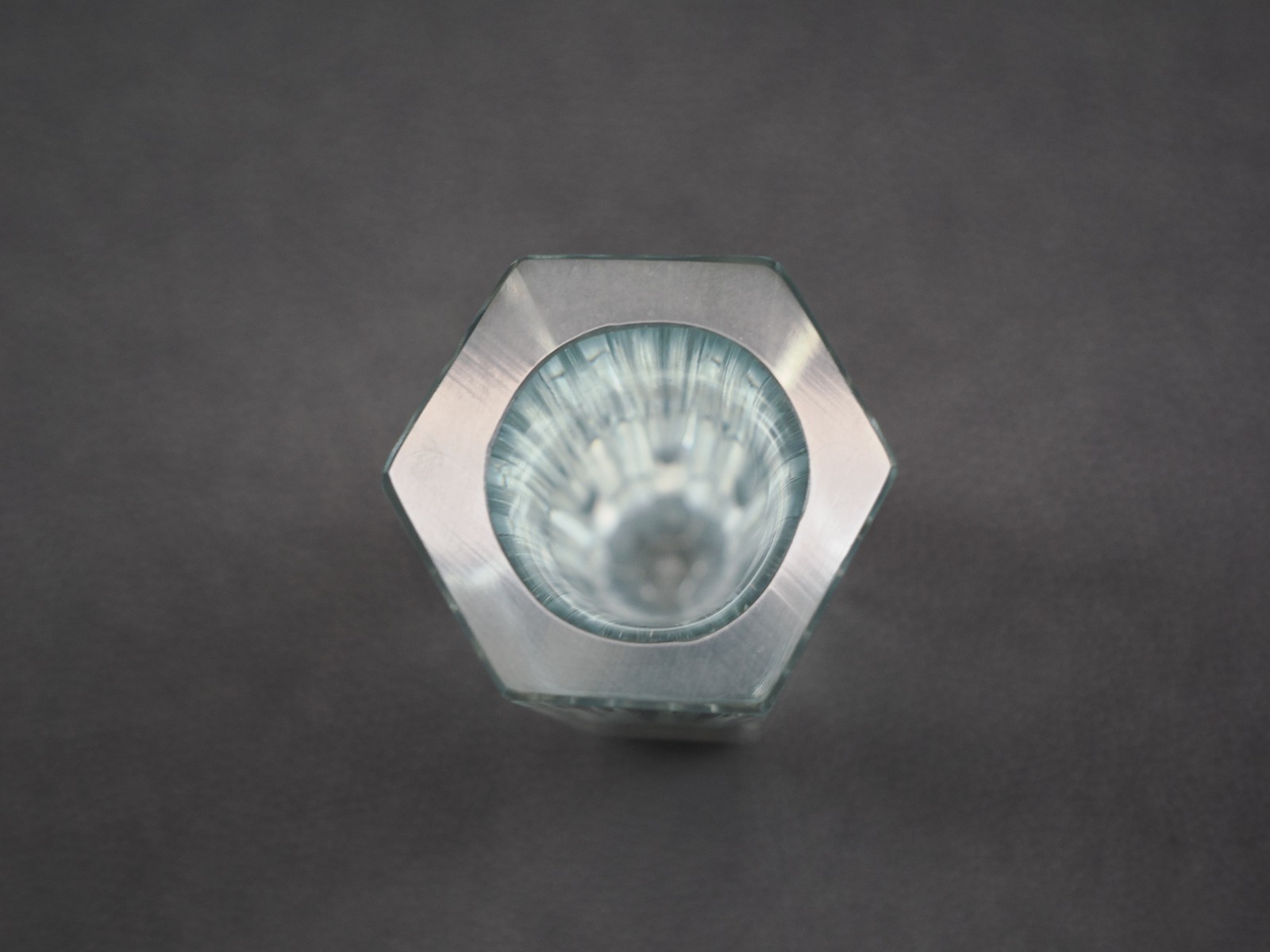 Mid-Century Modern Murano Mandruzzato Clear Vase