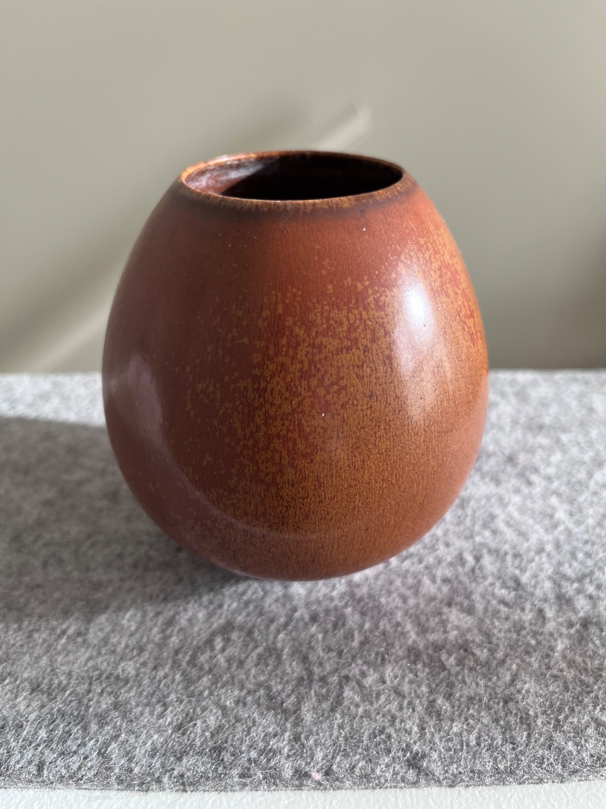 Saxbo Denmark Art Pottery Stoneware Vase Model 1