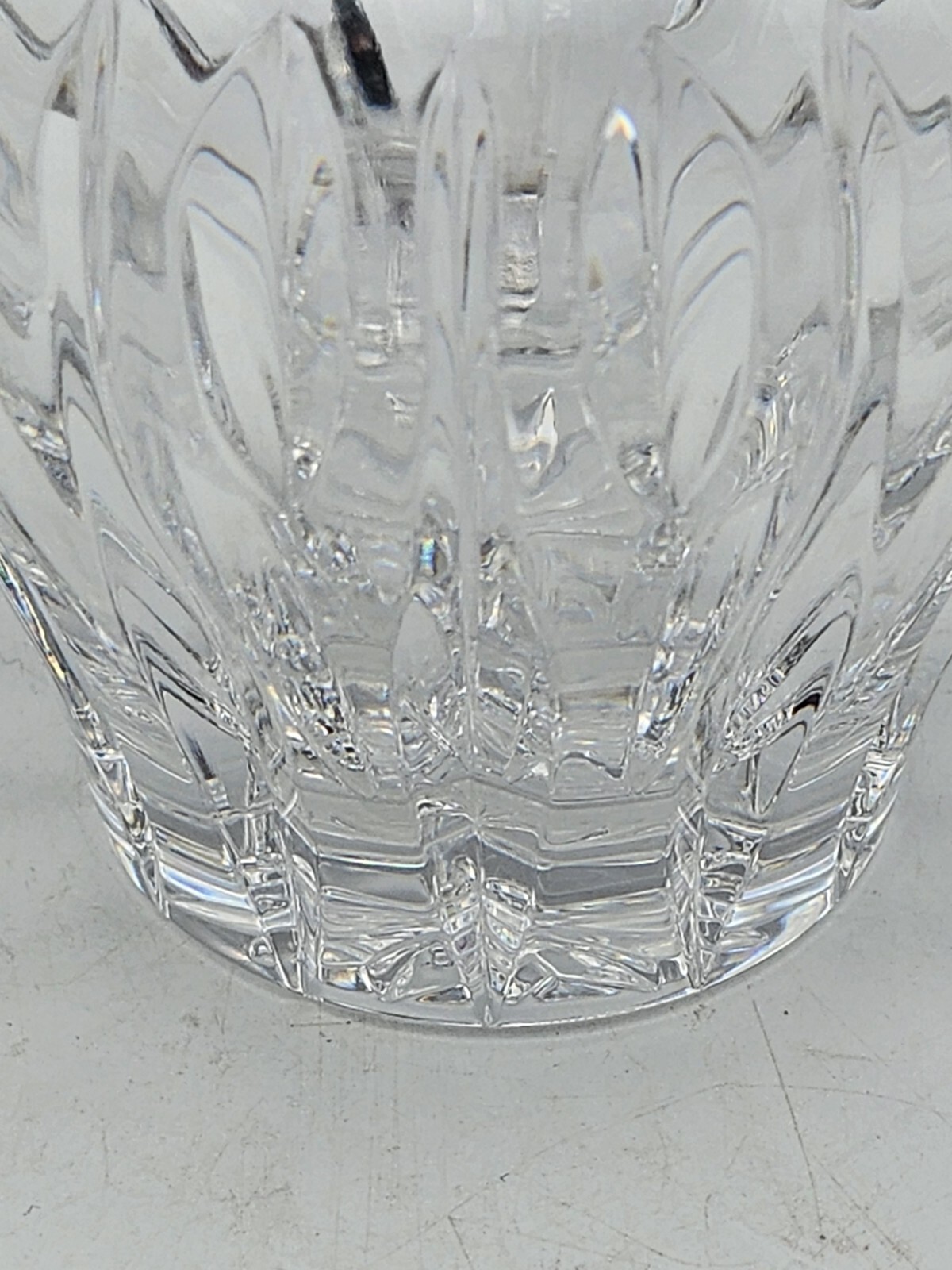 Marquis By Waterford Lead Crystal Sheridan Vase Signed. 6″H