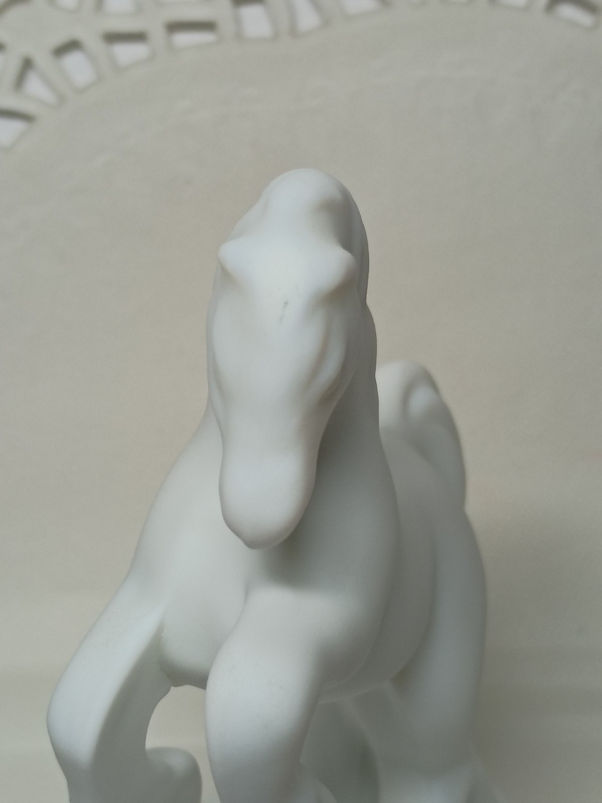 Custom OOAK Mosser White Milk Satin Glass Fenton Unicorn Mould Horse By JS 2026