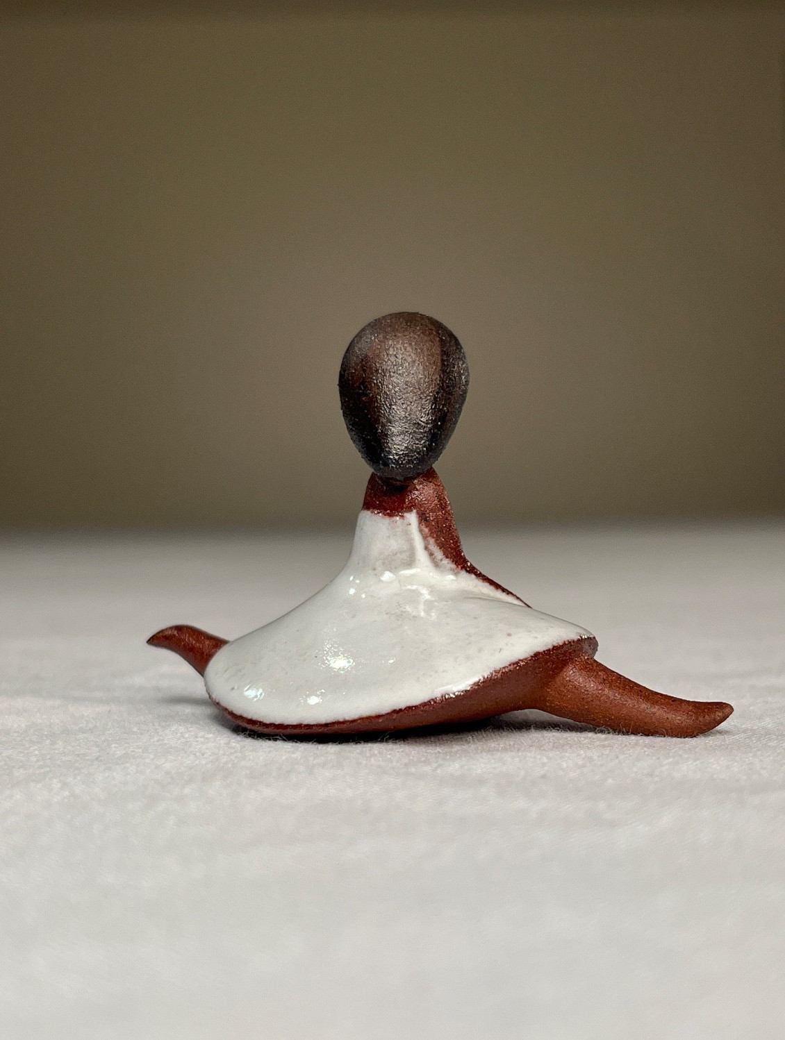 Vintage Edith of Danmark Pottery Terracotta Clay Redware Ballerina Figurines