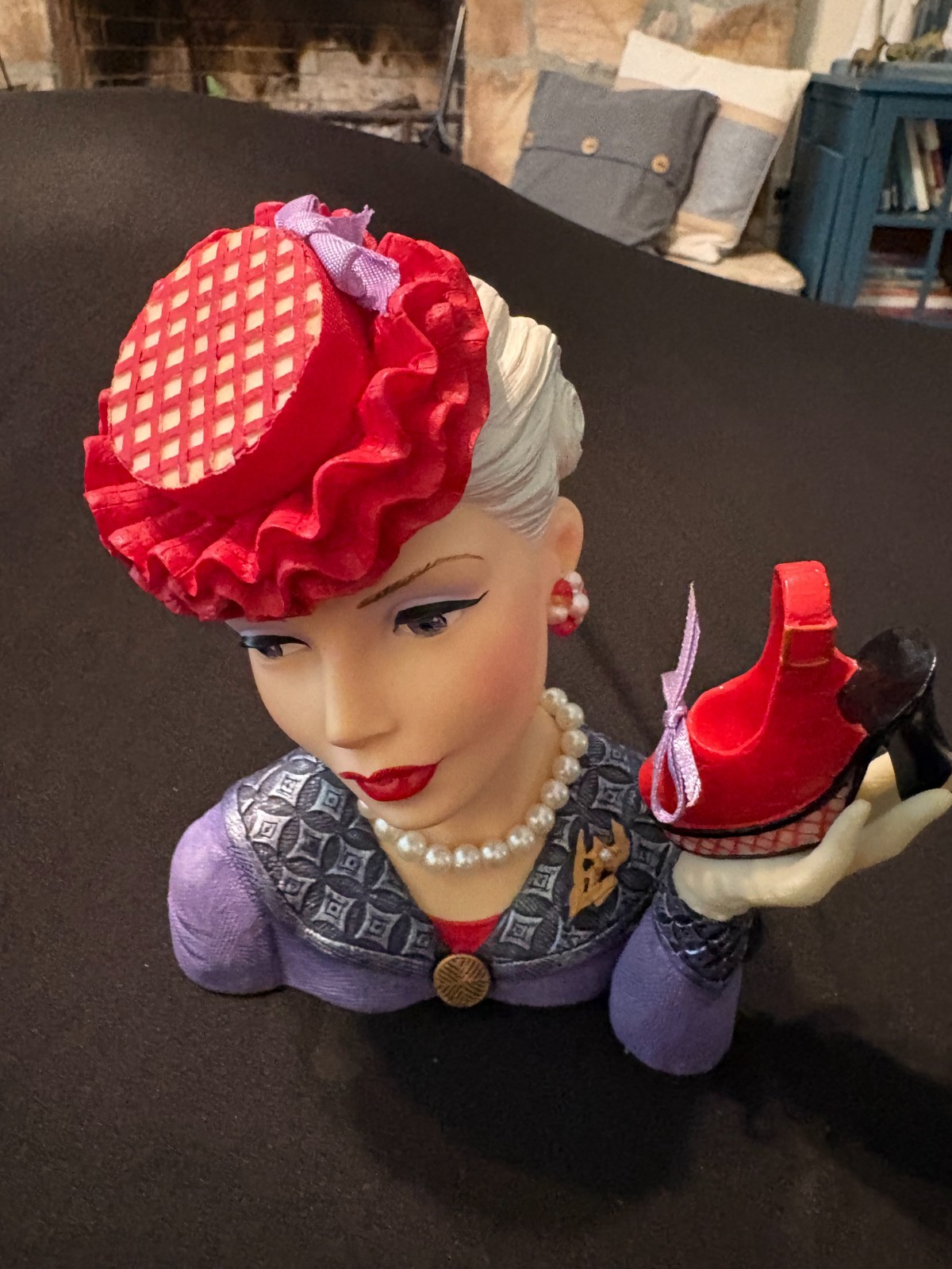 Cameo Girls Blythe 1947 The Red Shoe #699/1500 Figurine Head Vase