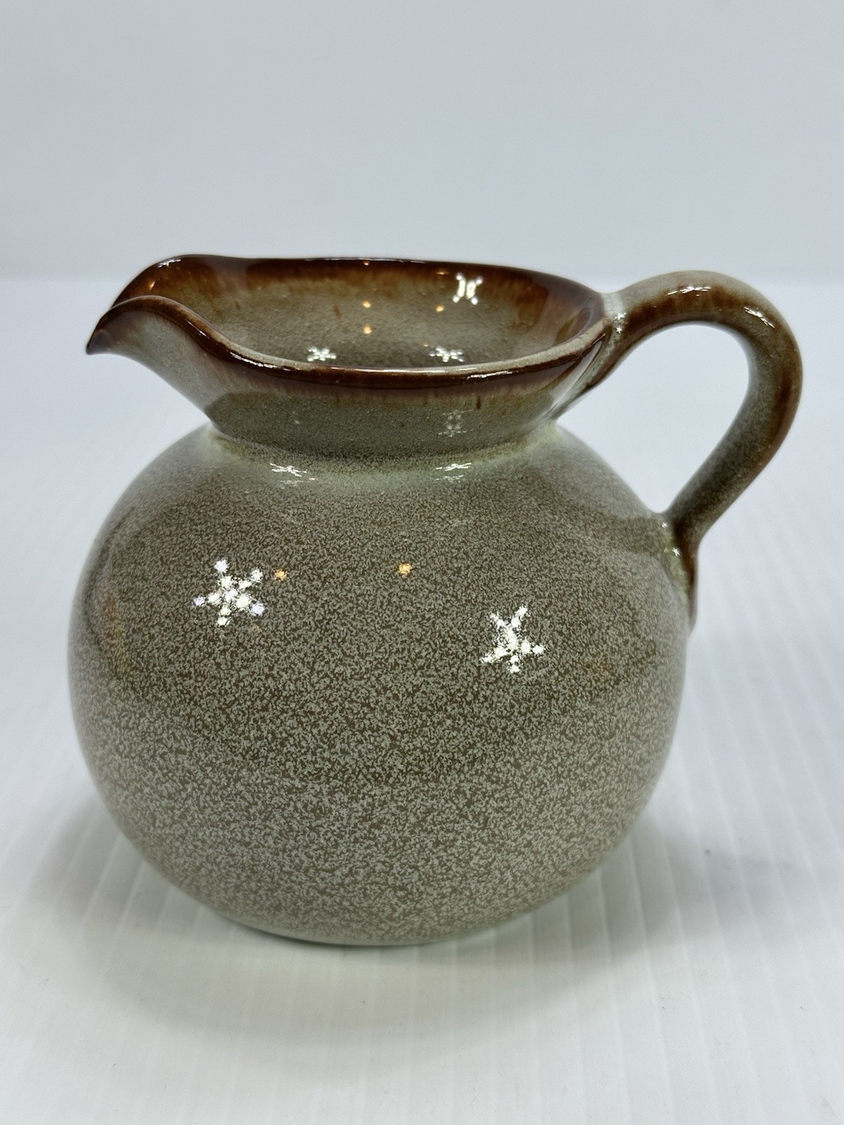 Chester Nicodemus Ohio Studio Pottery Small Pitcher Signed Vintage Mid Century