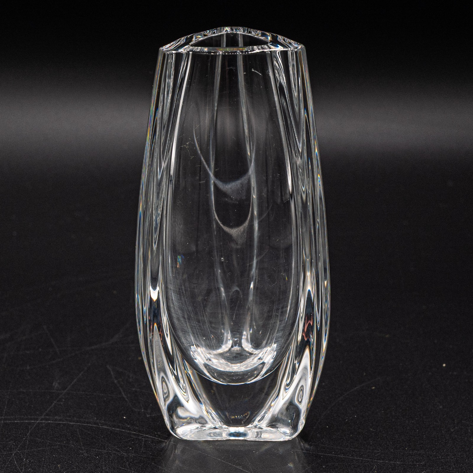 READ – Baccarat Crystal Bouton D’Or Flower Vase 6 1/8″ H – FREE USA SHIPPING