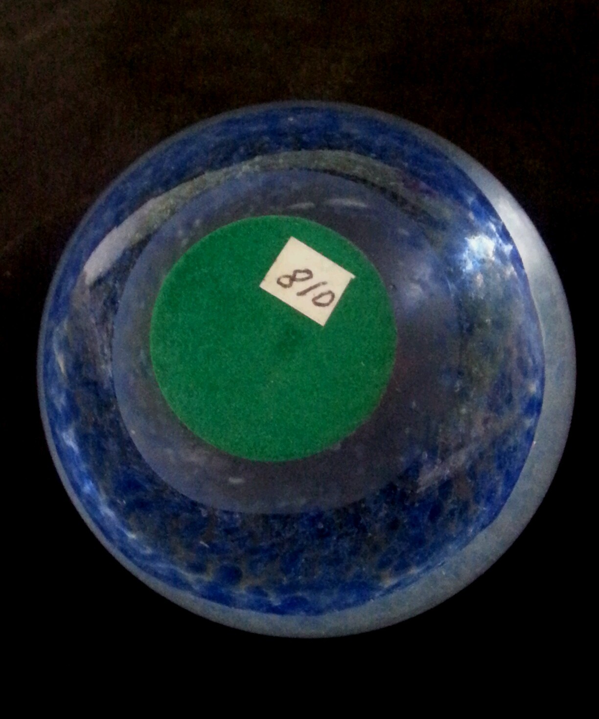 Hand blown glass paperweight “Red Lobster” 2.75 inches