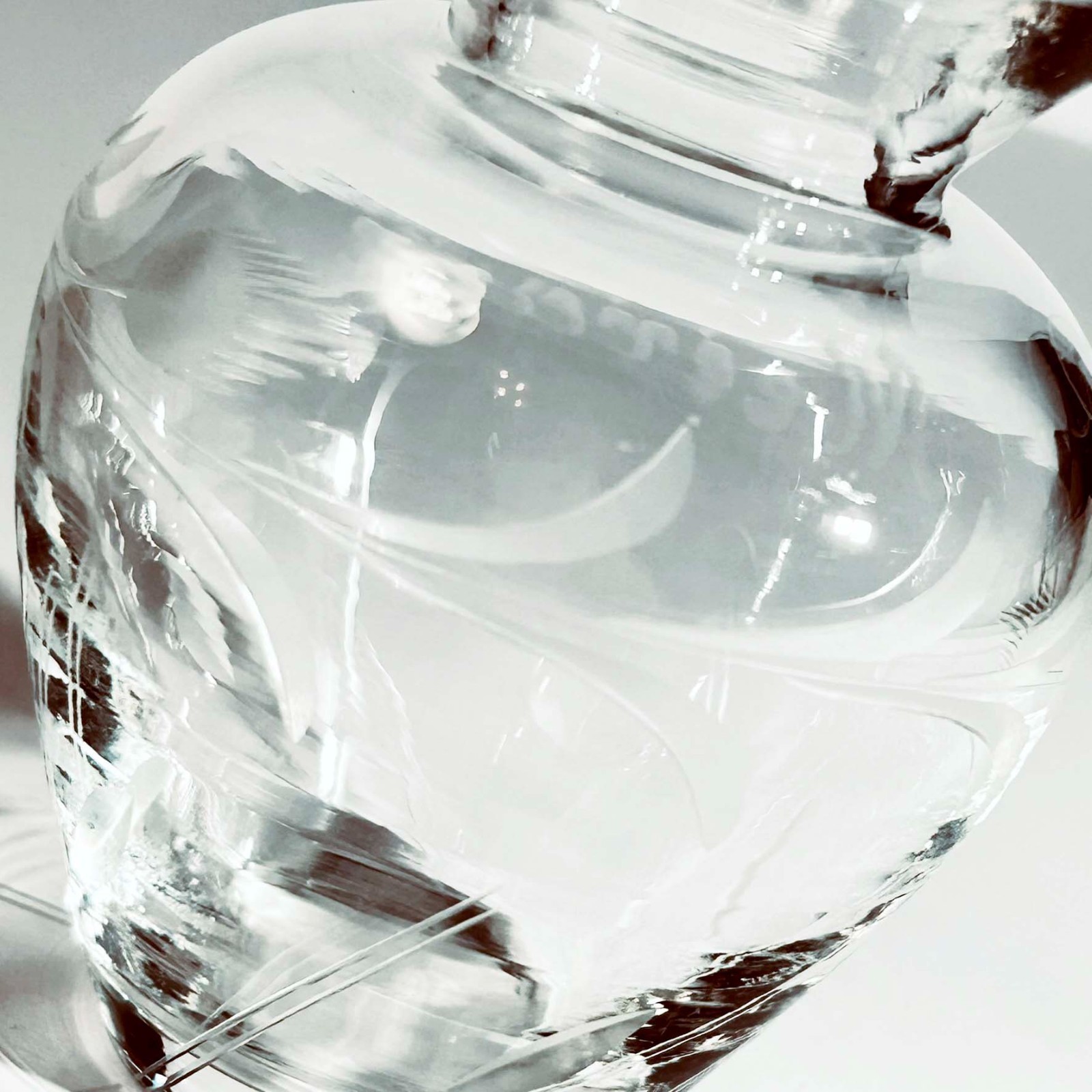 Bleikristall Bud Vase Lead Crystal Floral Etched Made in Germany 3.5″ tall