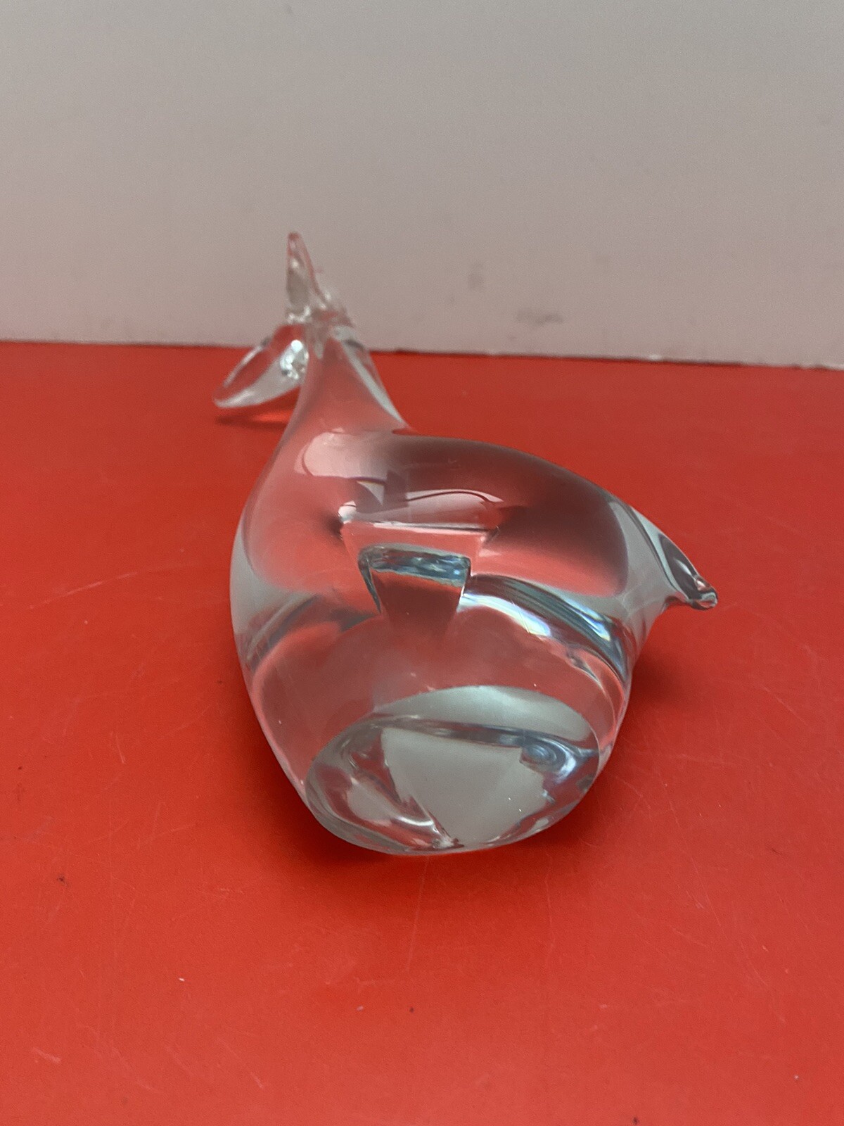 Zoo Series 9” Tall Giraffe Glass Figurine Unbranded Weighs 1 Lb 10 Oz No issues