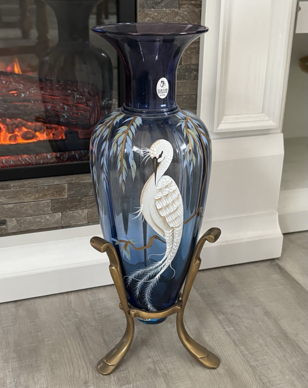 Mulberry Bird Amphora Vase Signed w/ COA/Connoisseur Collection – MIB/NOS
