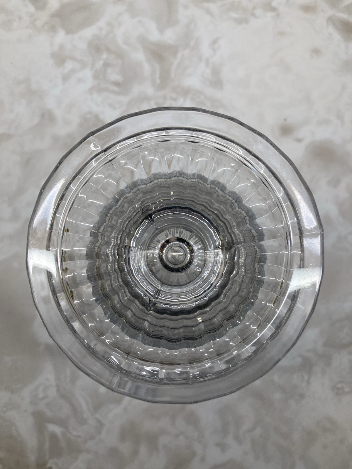 Godinger Palm Tree Elegant Open Hurricane Crystal Glass Vase 7.5 X 5.5”