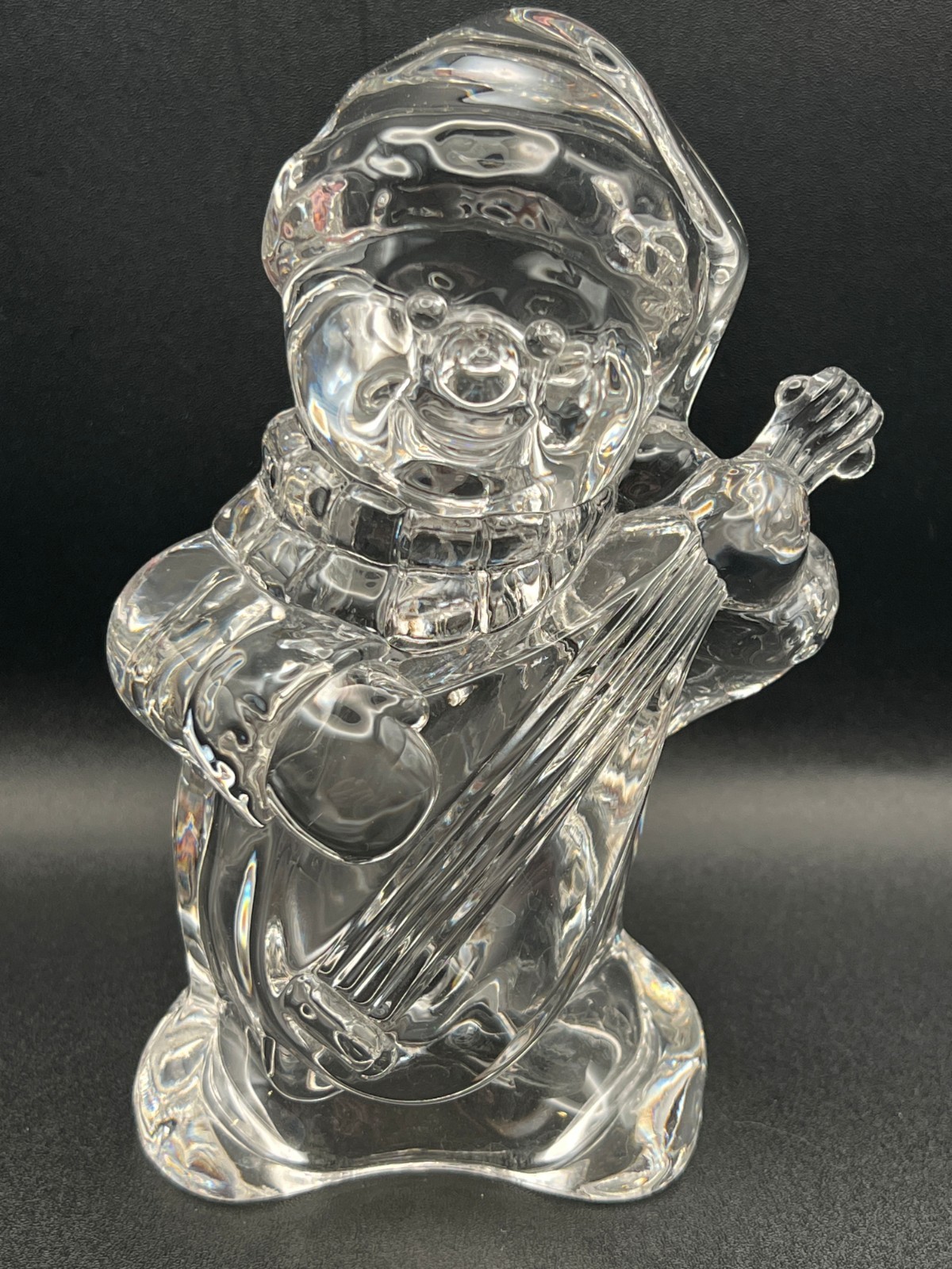 Mikasa 6″ Crystal Frosty’s Choir Figurine | Vintage