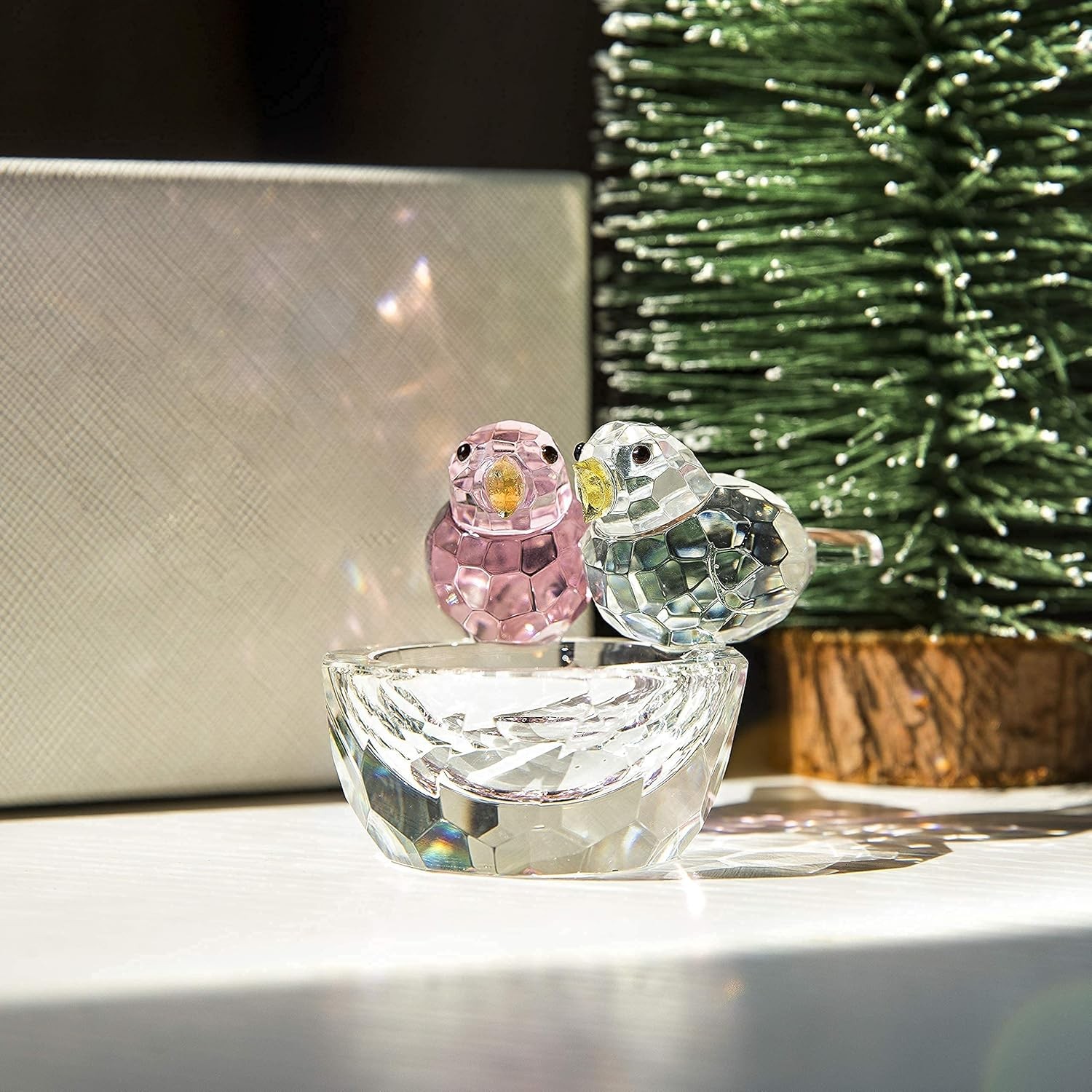 NEW Crystal 2024 Crystal Bird Figurine Collectible Art Glass Home Deco