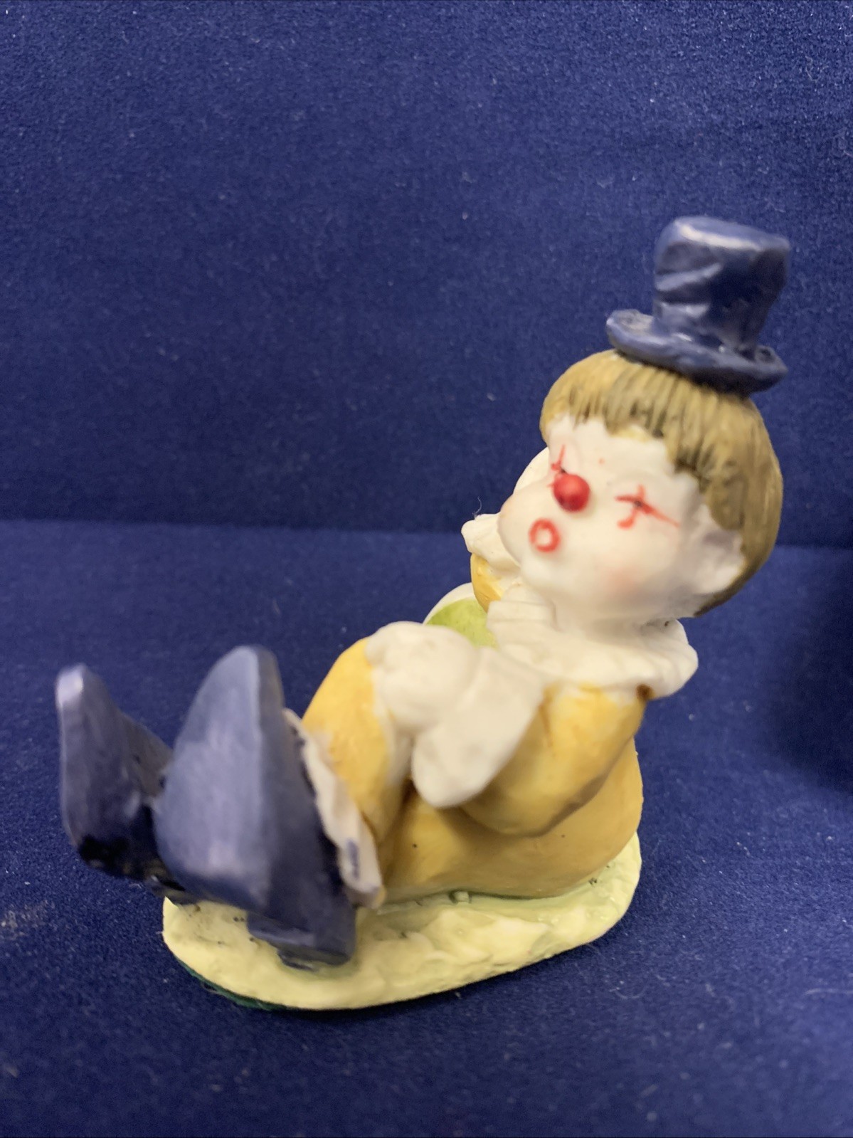 Clowning Around Assorted Lot Of 5 Vintage Clown Ceramic Figurines