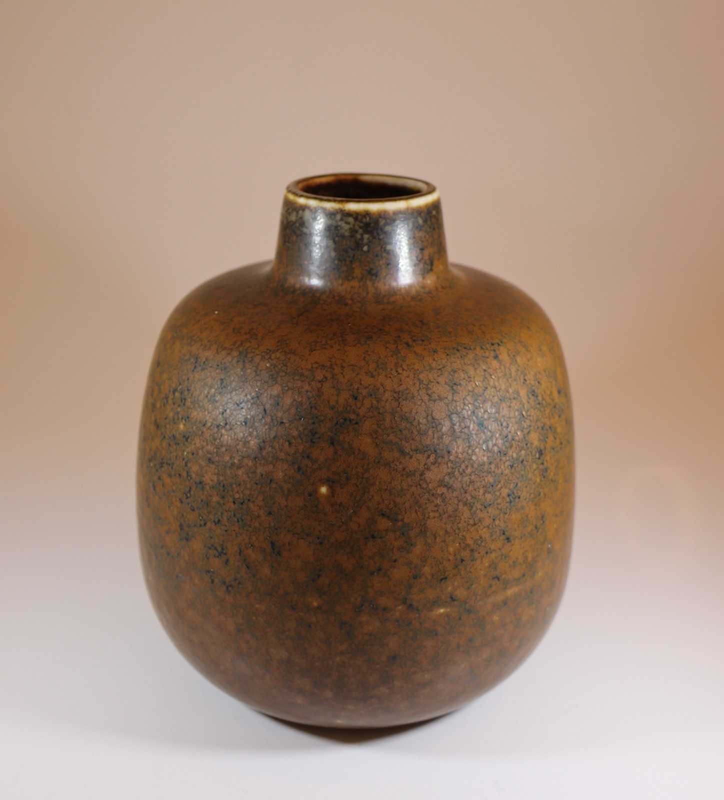 Large Brown Vase – Carl-Harry Stålhane – Rörstrand Midcentury Modern