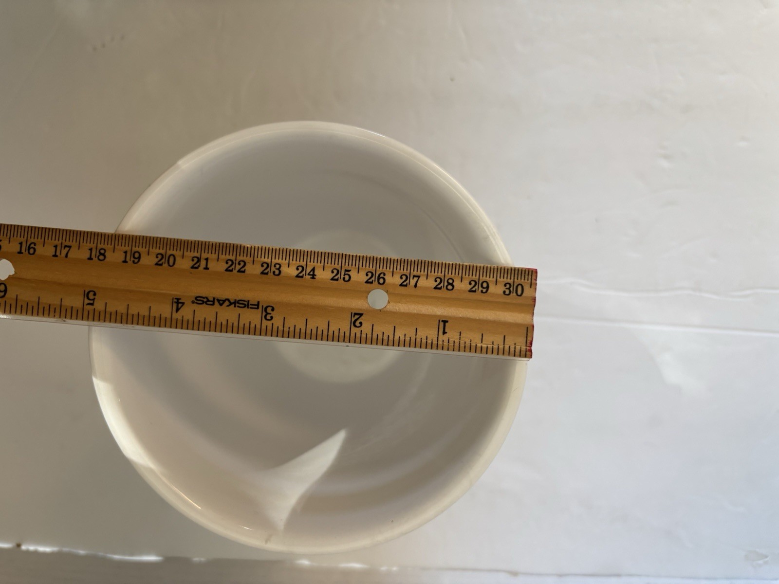 White Sculpted Flower Pot Planter Marked Germany 625/14 MCM Style ~ 5.5 In Tall
