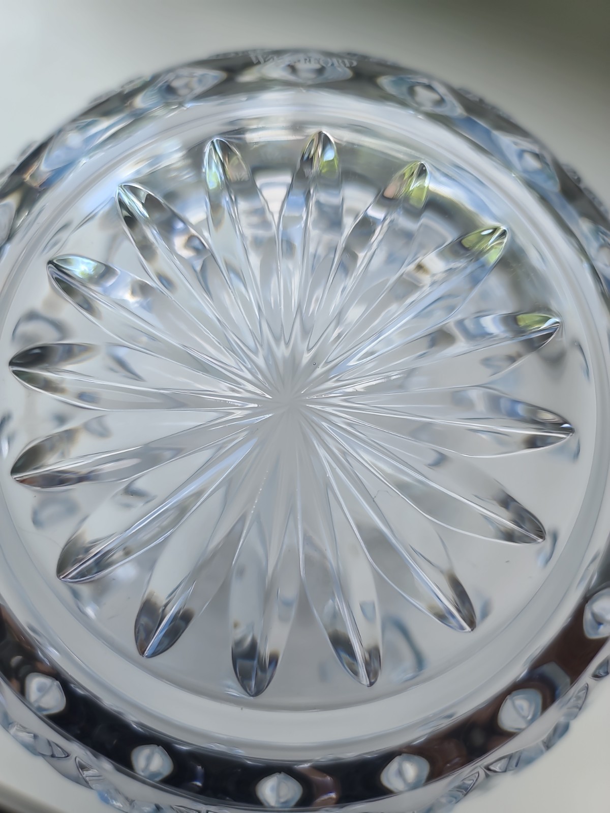 Waterford Crystal 6.5in Vase Lismore Marked On Bottom Ireland Mint Heavy