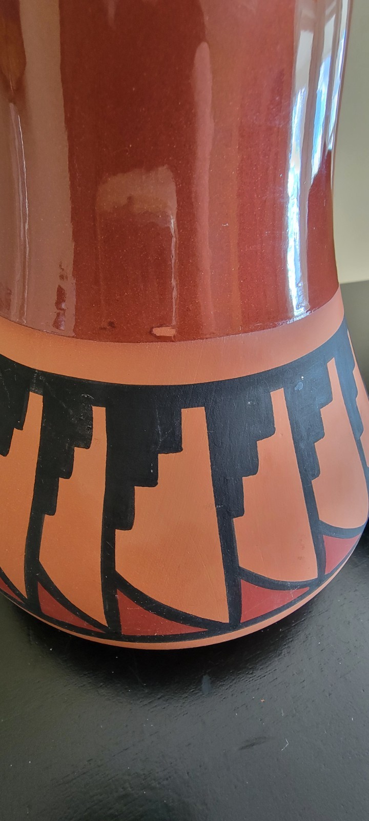 New Mexico DQ ACOMA Artist Signed Vintage Clay And Glazed!