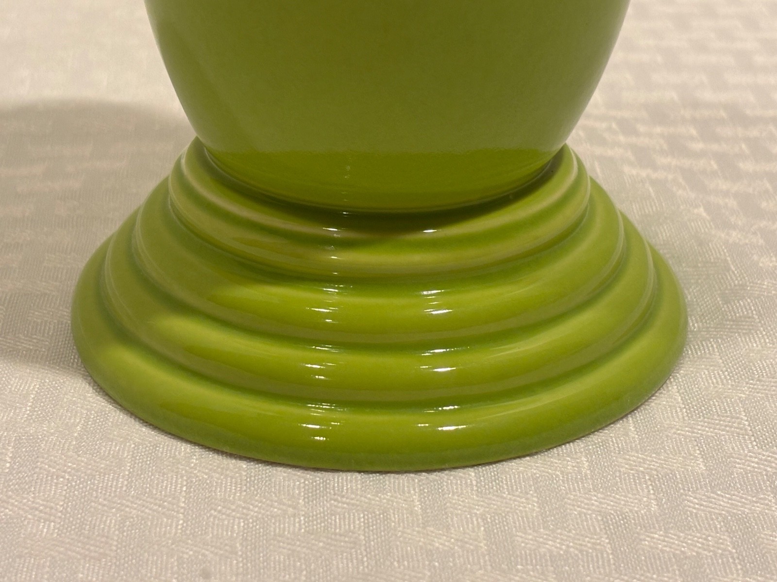 Fiestaware Chartreuse Millennium III Flower Plant Vase HLC USA Vintage