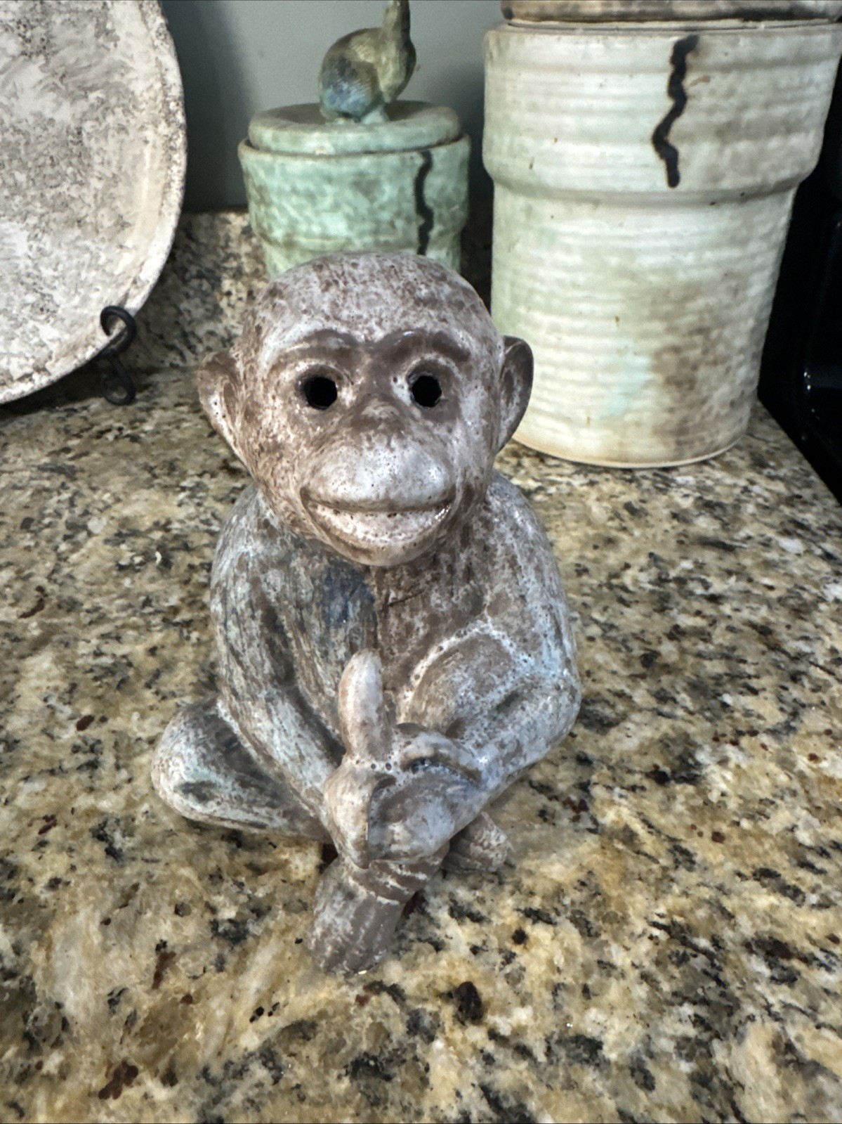 Peter’s Pottery Nutmeg Monkey Rare