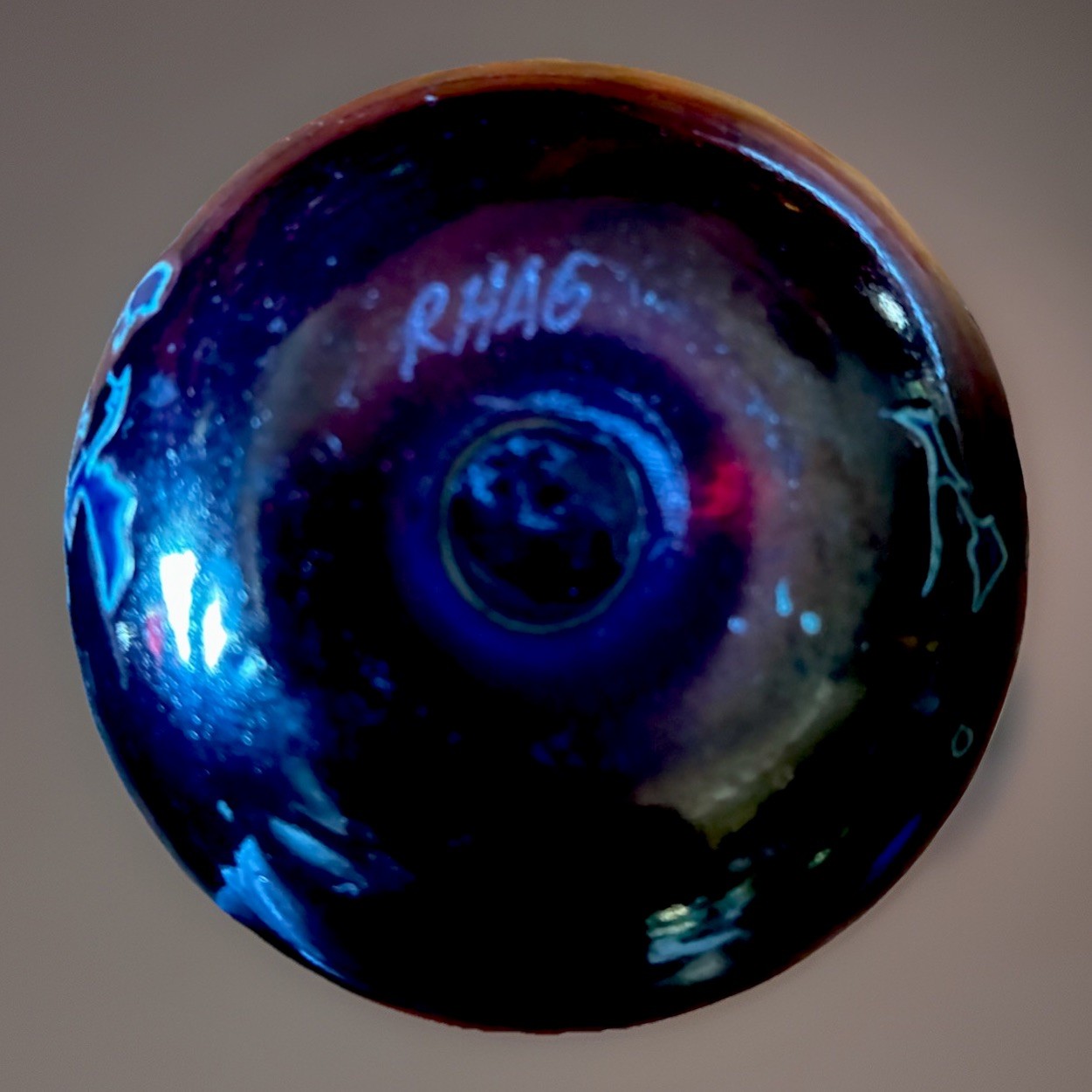 Robert Held Iridescent Art Glass Vase