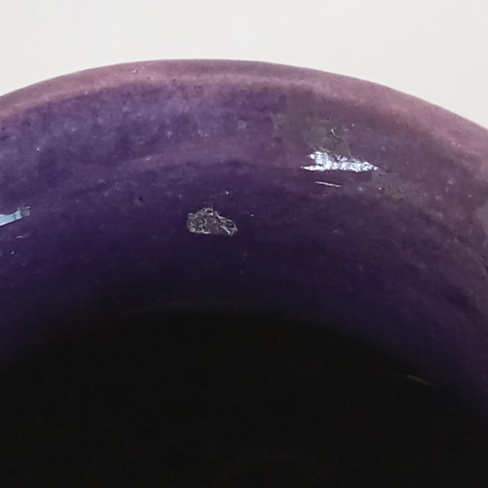 Vintage Hand-Painted Pink Purple Floral Art Pottery Vase Matte 6.25″ SIGNED