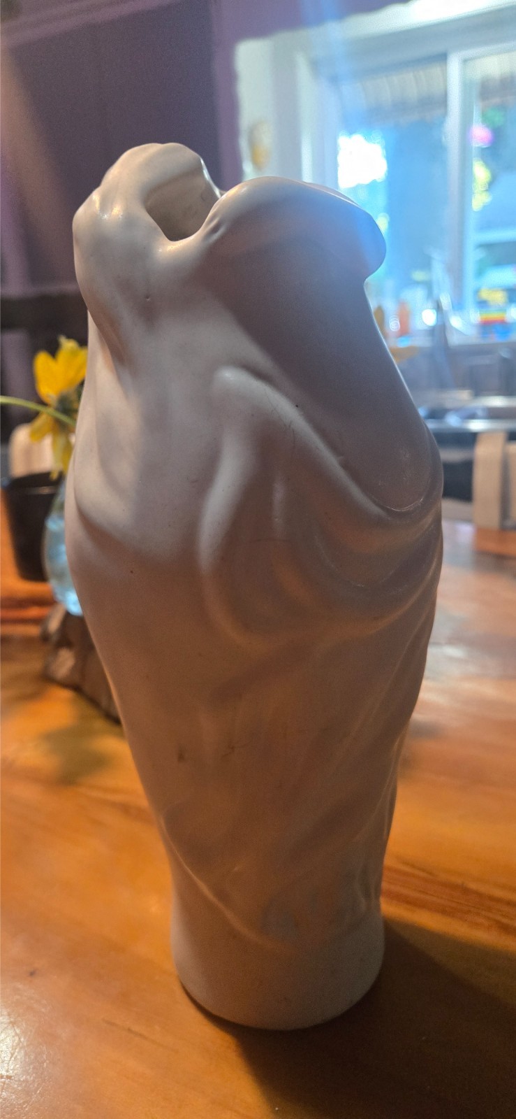 Van Briggle 10″ Vase Lore-Ley Lorelei White Art Nouveau