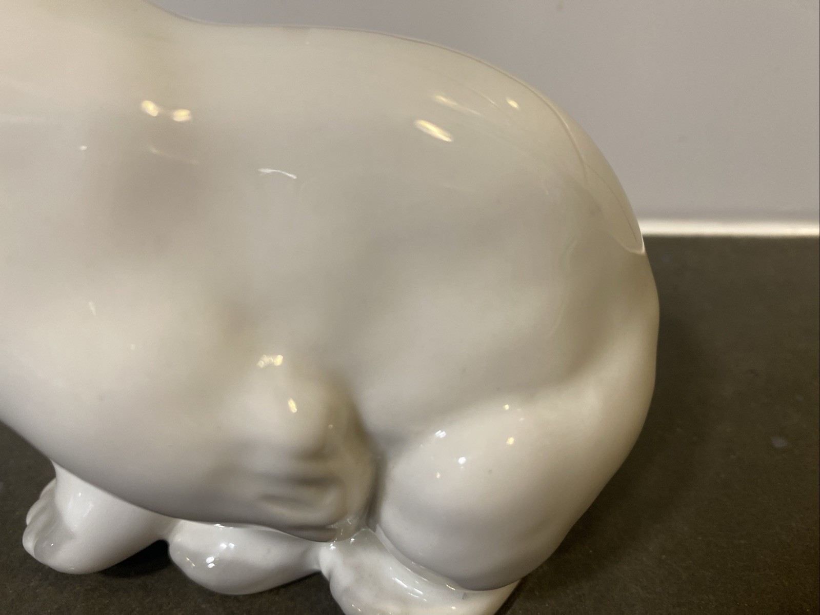 Russian Porcelain Polar Bear Figurine Made in USSR