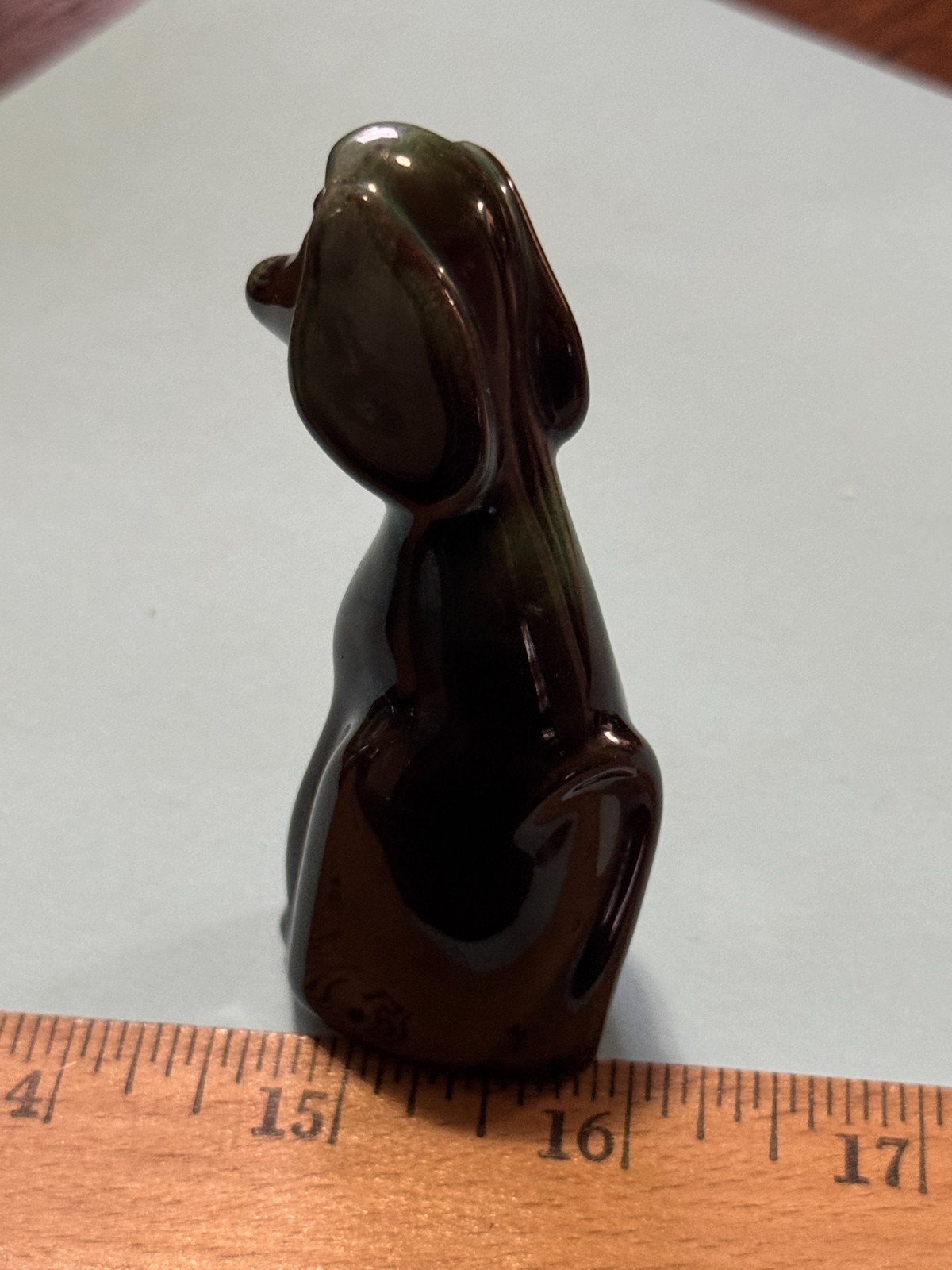 Vintage Blue Mountain Pottery (Canada) Dog Figurine (3.25″ Tall)