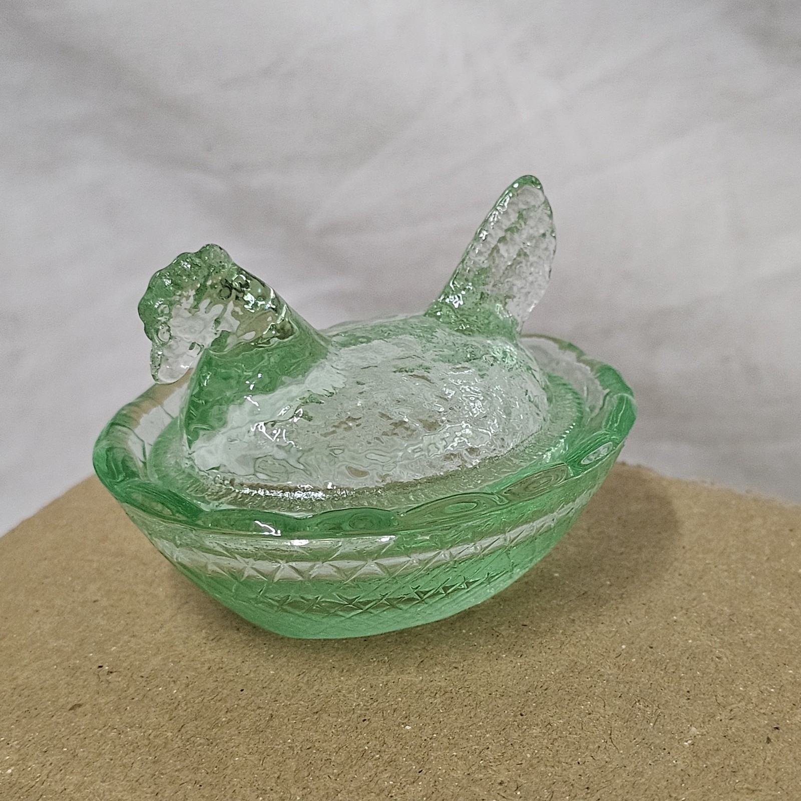 Get a DOZEN for one Price. NEW 2 1/2″ Mini HEN on NEST, GREEN