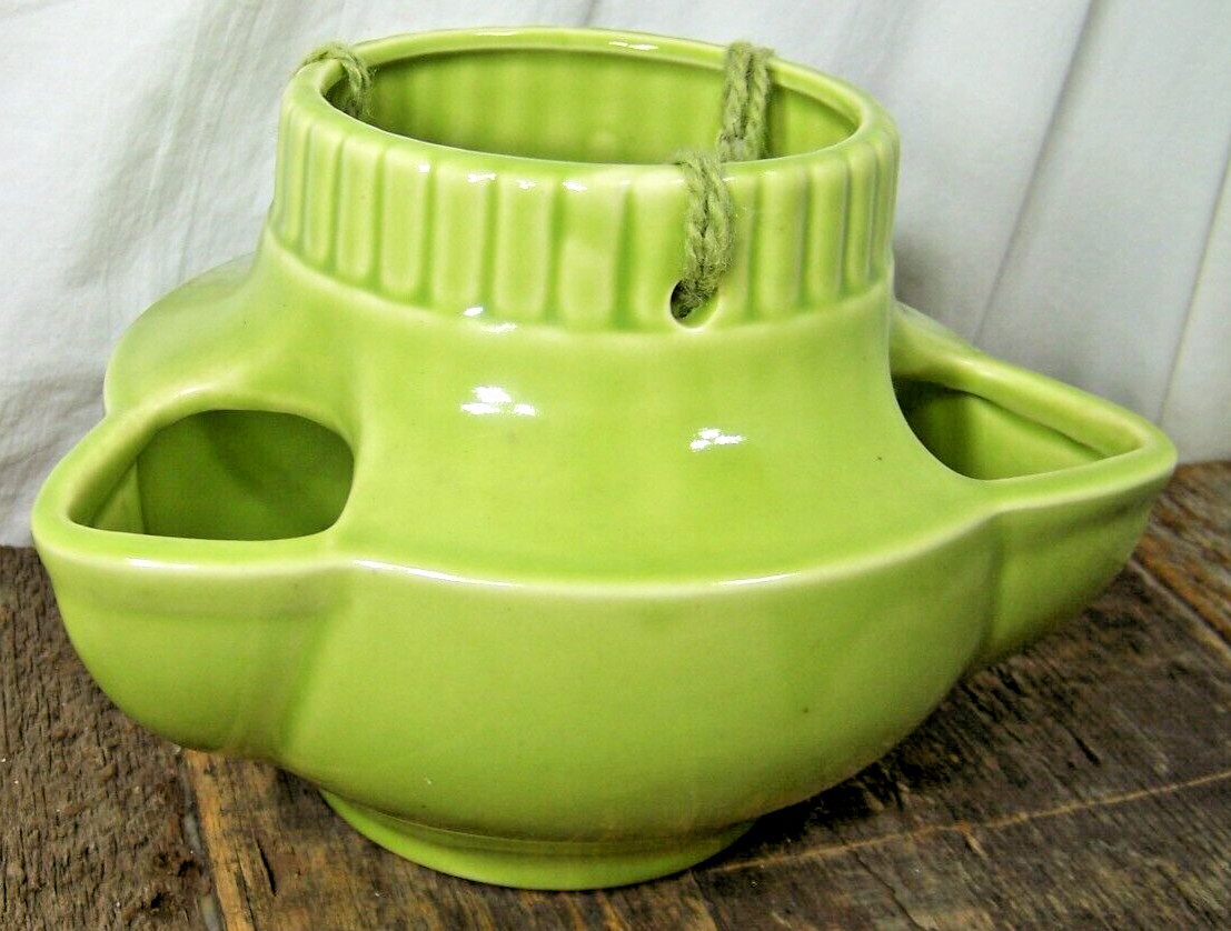 Vintage Strawberry Hanging Pottery Planter Hanging or Tabletop 603