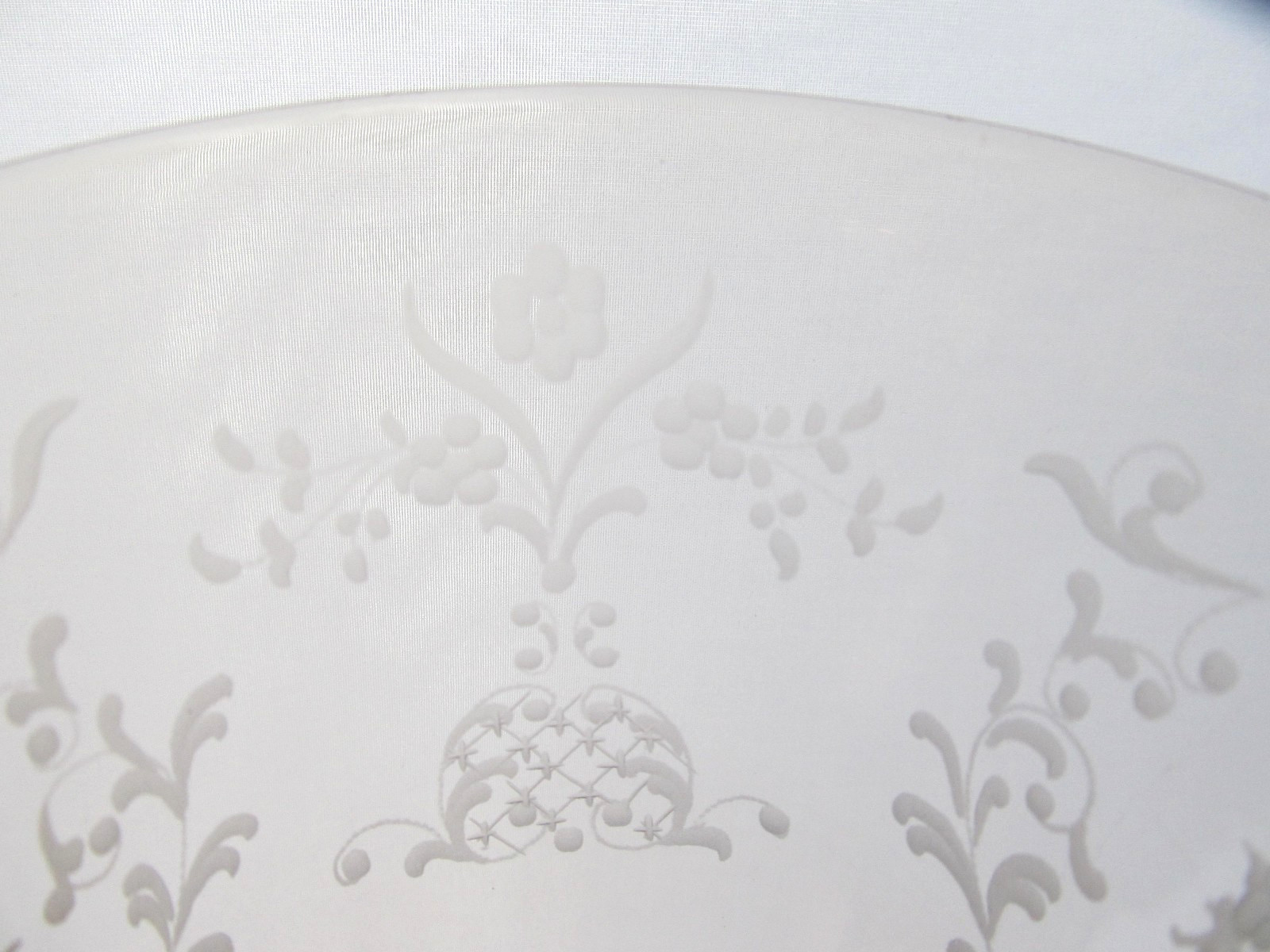Vtg. Venetian Murano Glass GOBLET Handblown E. Barovier Victorian Scene
