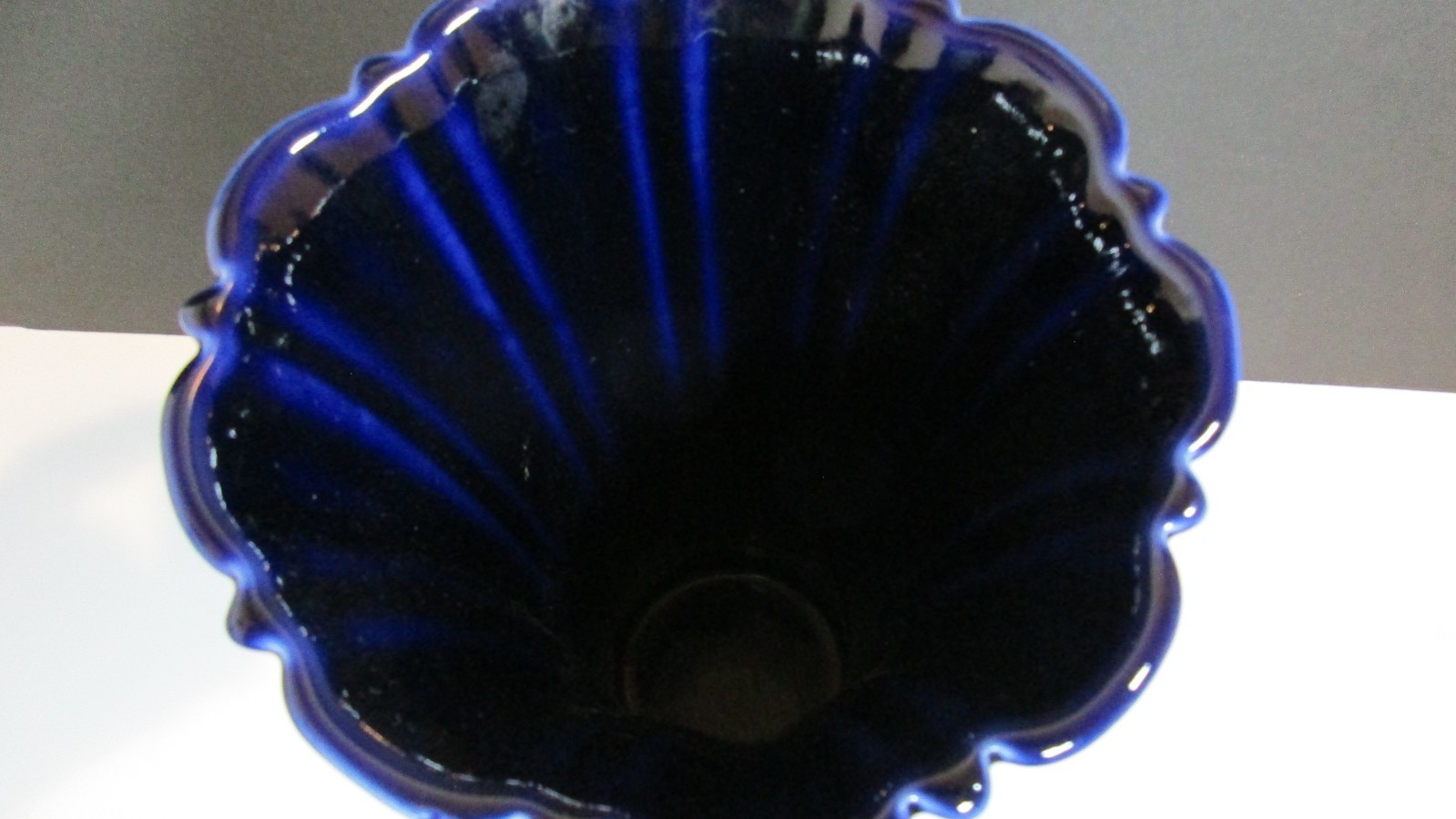 Fiesta Blue Cobalt 9.75″ H ,Vase from 1996