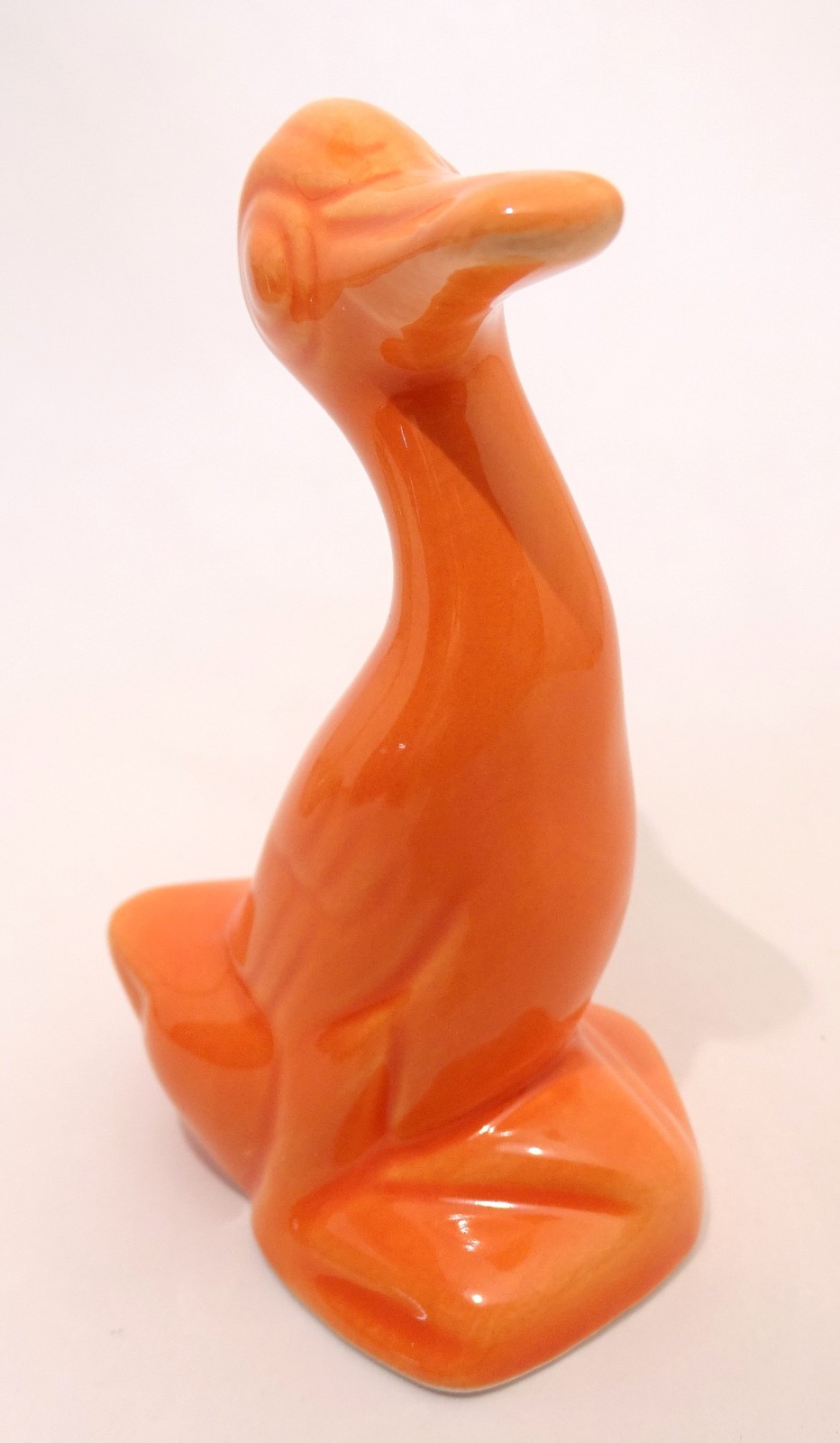 Maverick Menagerie Tangerine Color Fiesta go-with Harlequin Duck Figurine
