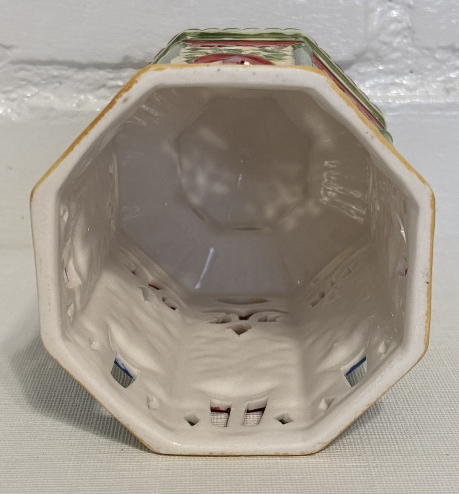 VTG Villeroy & Boch Spring/Summer Garden Gazebo Tea Light Candle Holder NEW