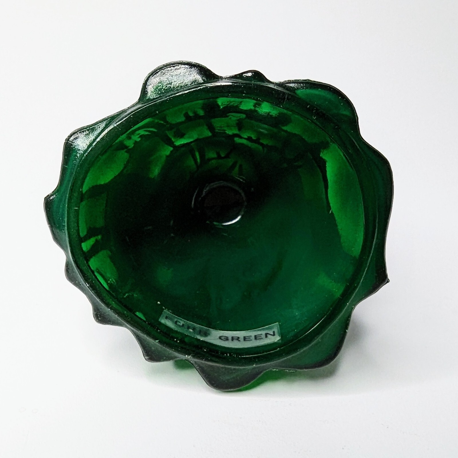 Boyd’s Crystal Art Glass, Louise Doll, #23 Furr Green 8-4-1981