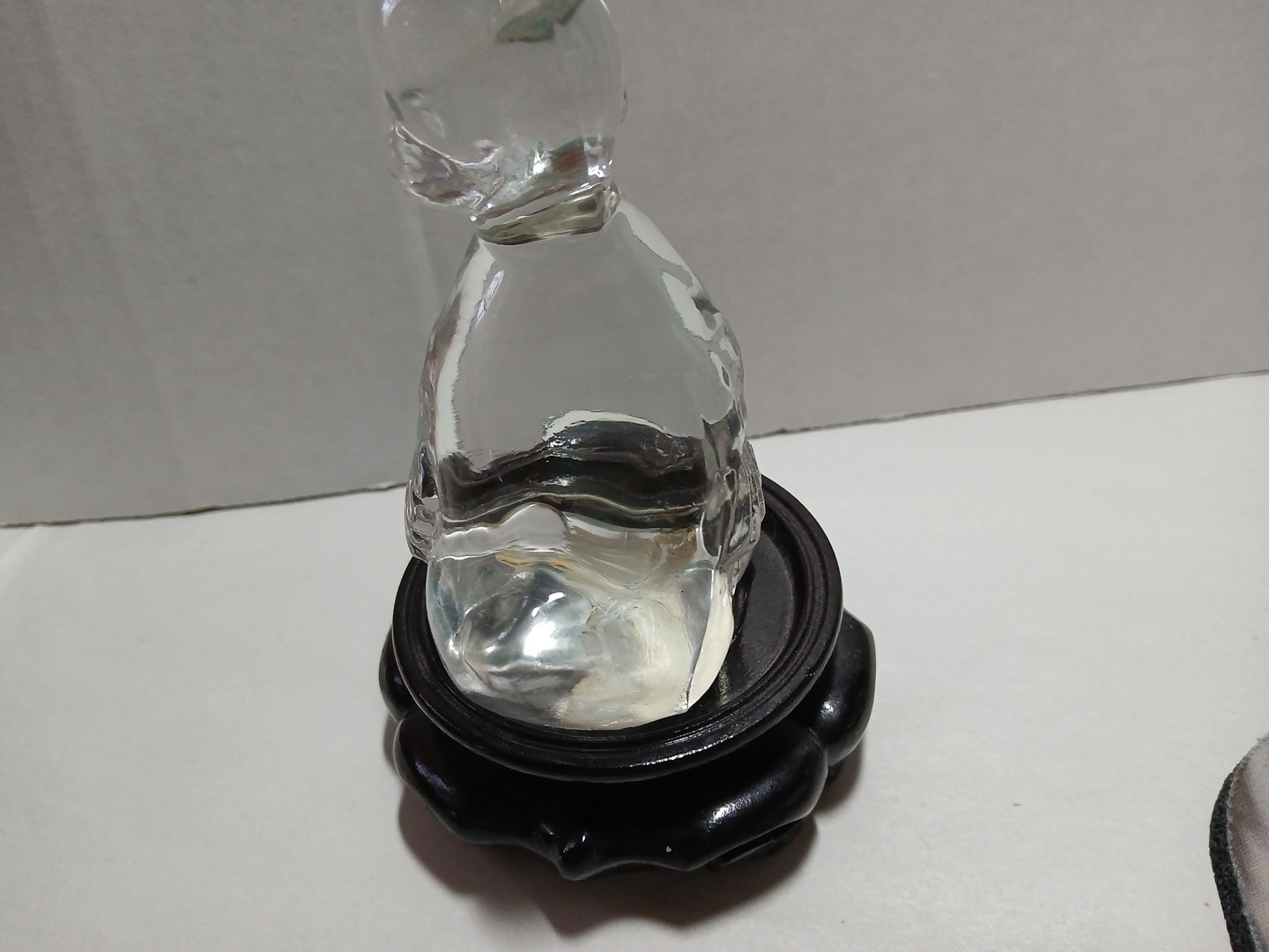 Fenton Clear Art Glass Vtg Duck Collectible Figurine Paperweight Farm Cute 80’s