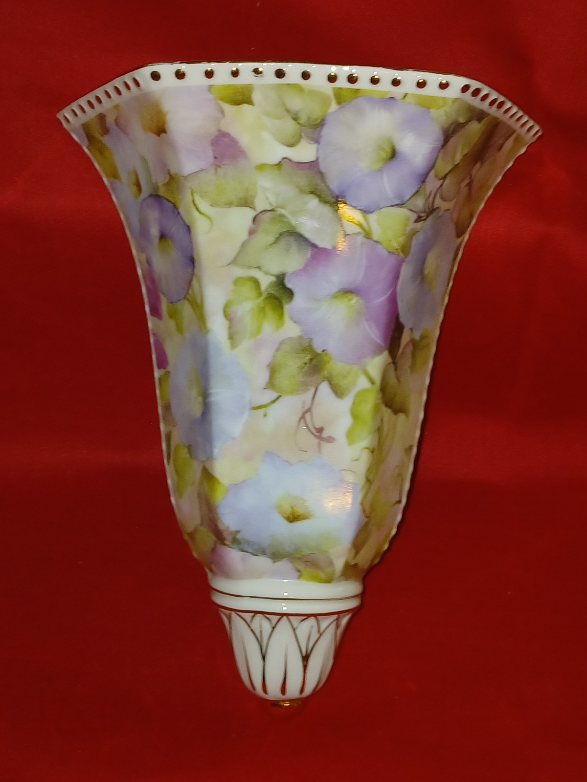 VTG. Baum Brothers Wall Pocket Formalities-Morning Glory-Great for Mother’s Day!
