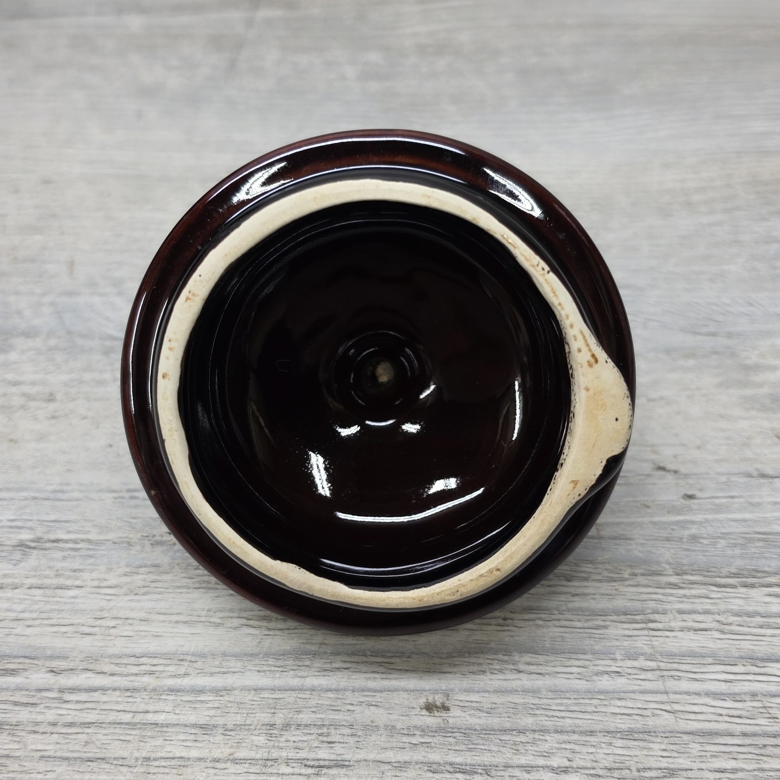 Vintage USA Drip Glaze Coffee Server Pitcher 1.7L Brown Ceramic Mid-Century MCM