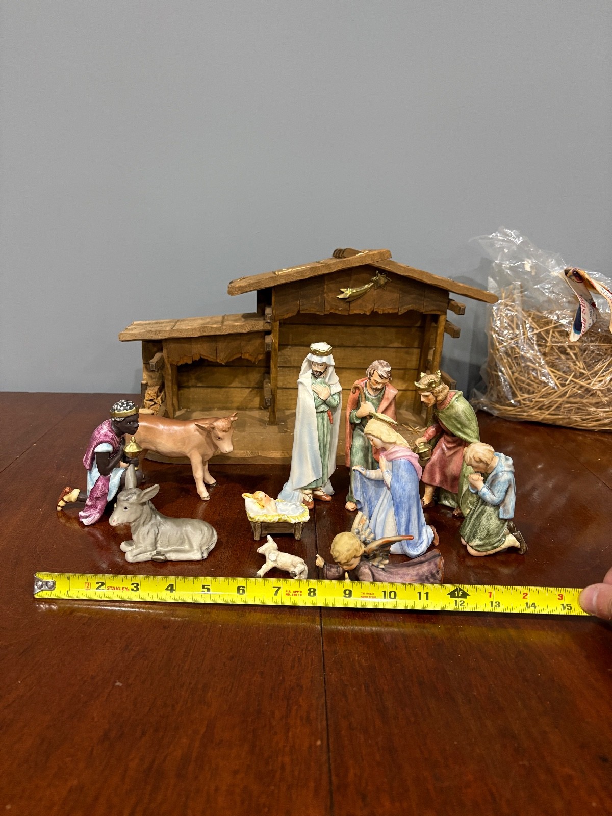 12 Piece Goebel Hummel Nativity Set (As is)