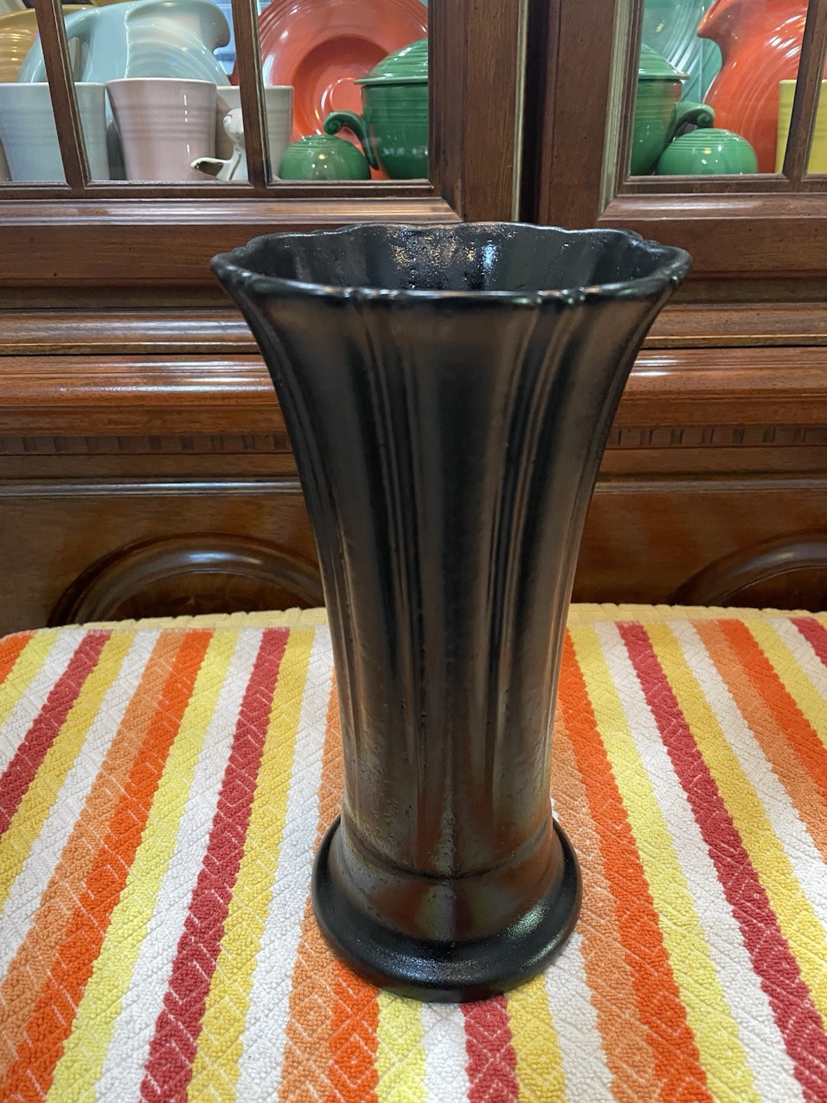 Fiesta Medium Vase Foundry First Quality Not Seconds 9 5/8 Excellent HTF