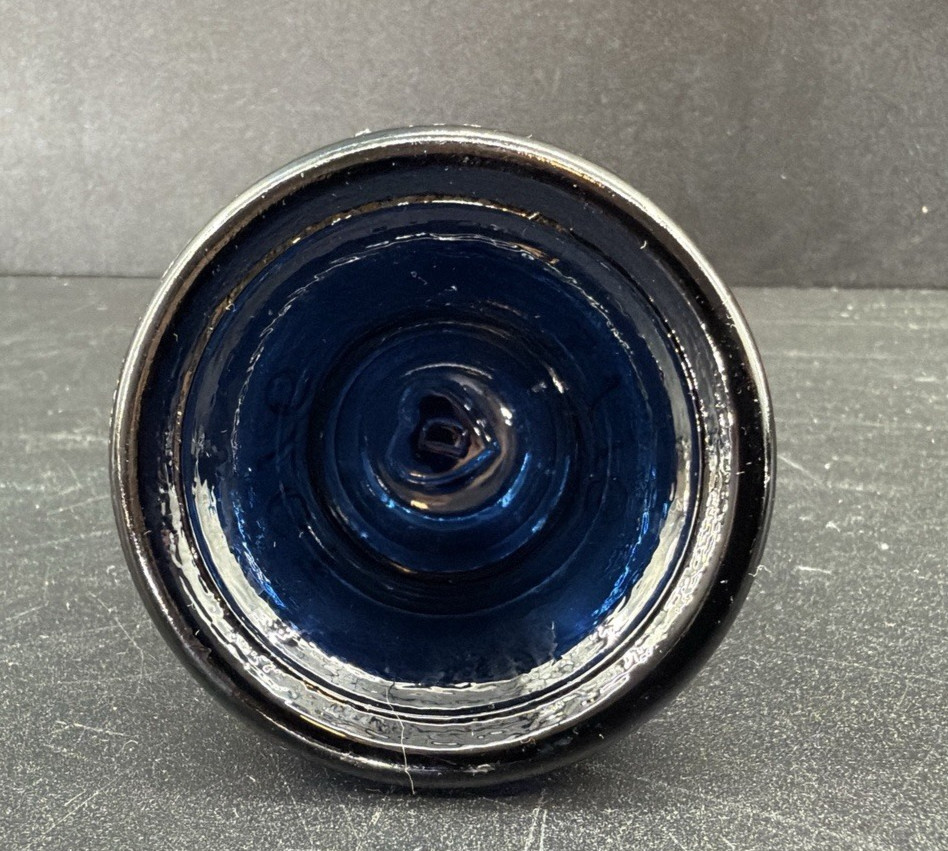 Vtg Degenhart Dark Blue Glass 1776 – 1976 Liberty Bell Bicentennial