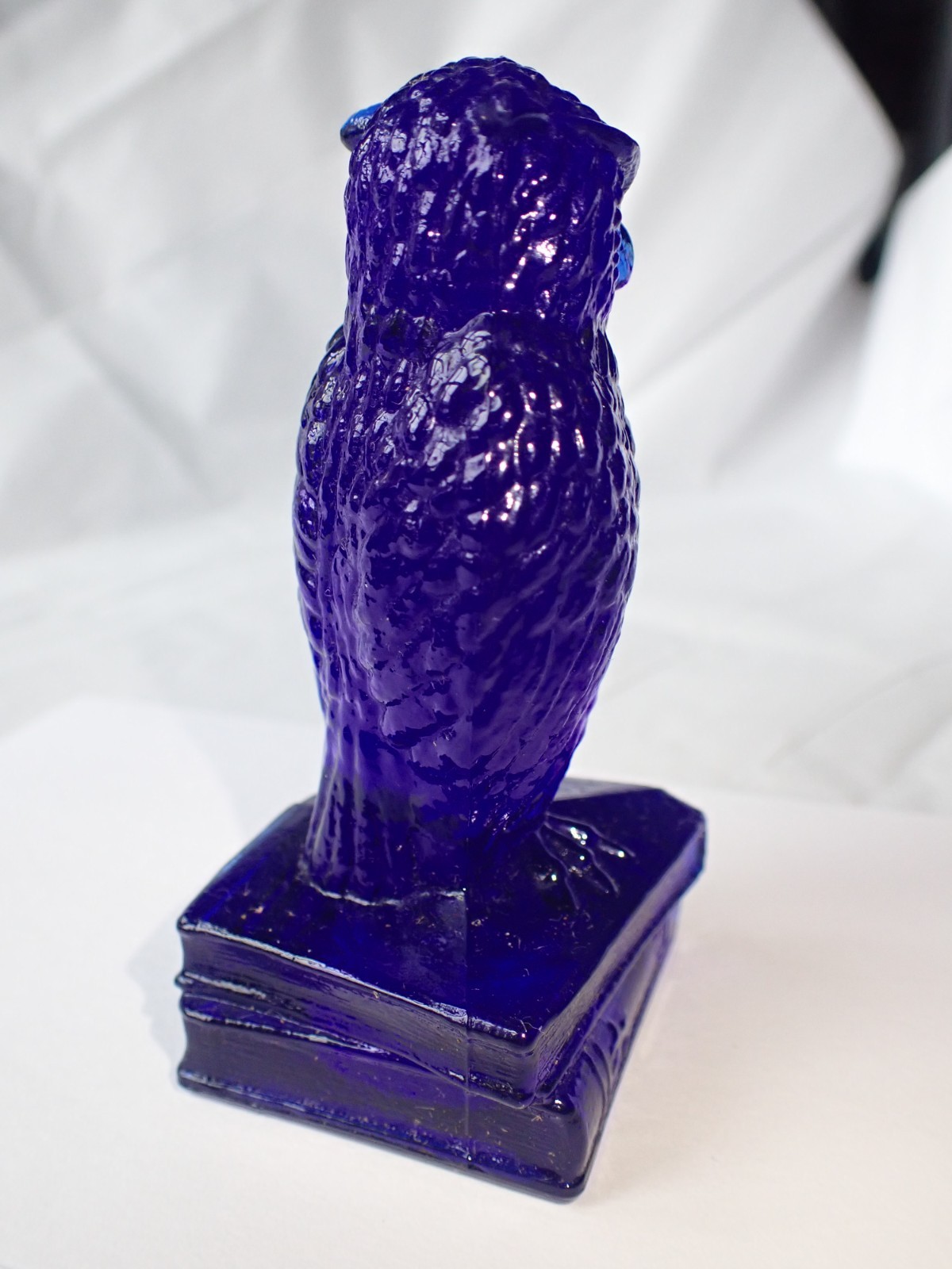 Degenhart Glass Cobalt Blue Owl NICE