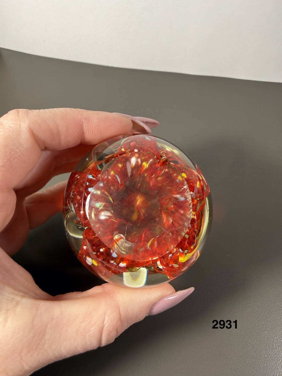 3 3/8” H Paperweight, Small Scratches On Surface